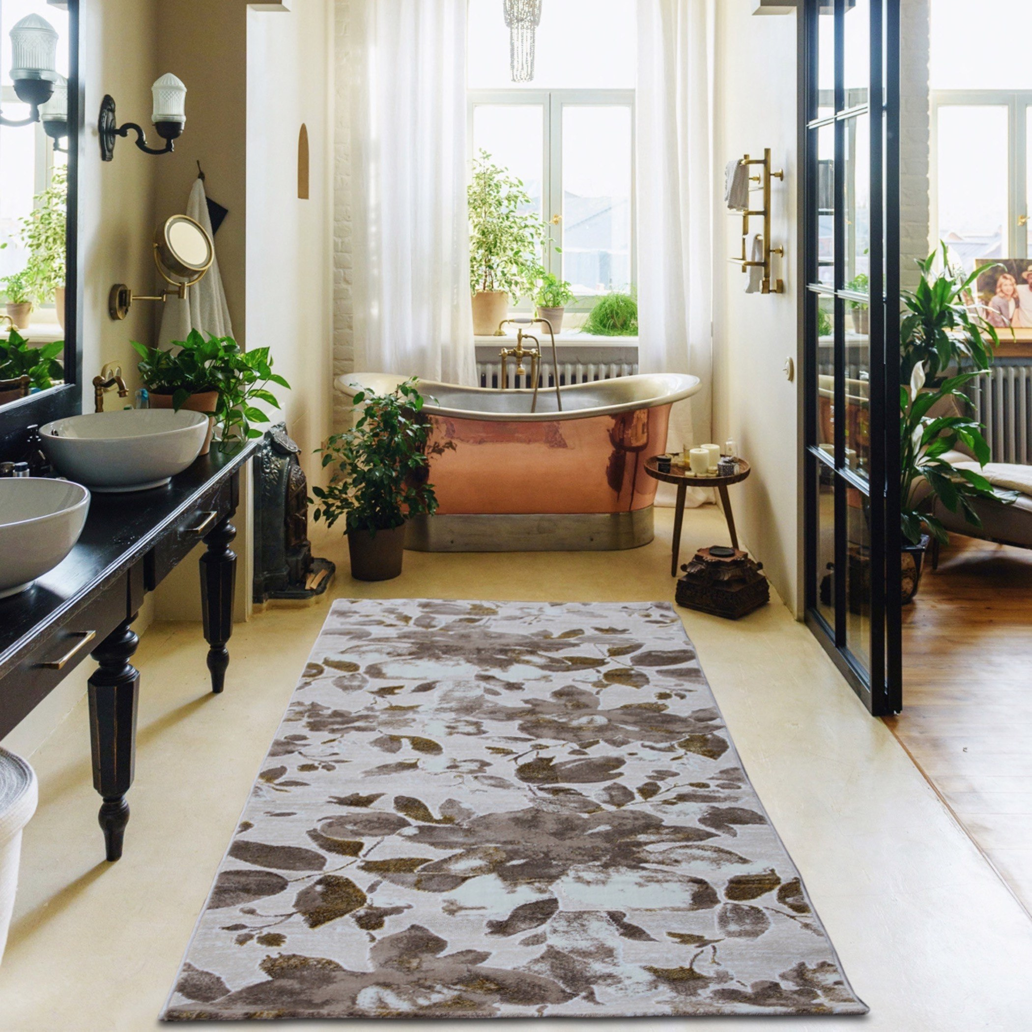 سجادة بولي بروبلين مقاومة للبقع من ميرا - 100x300 سم-hbxdecorandfurnishings-floorcoverings-rugs-image-1