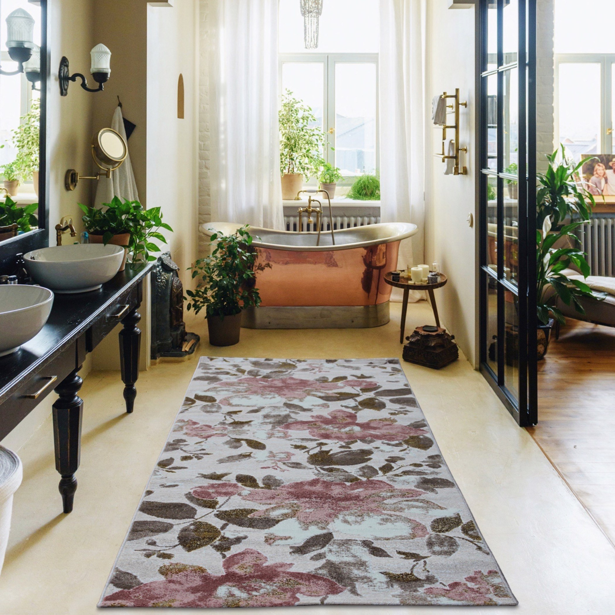 سجادة بولي بروبلين مقاومة للبقع من ميرا - 100x300 سم-hbxdecorandfurnishings-floorcoverings-rugs-image-1