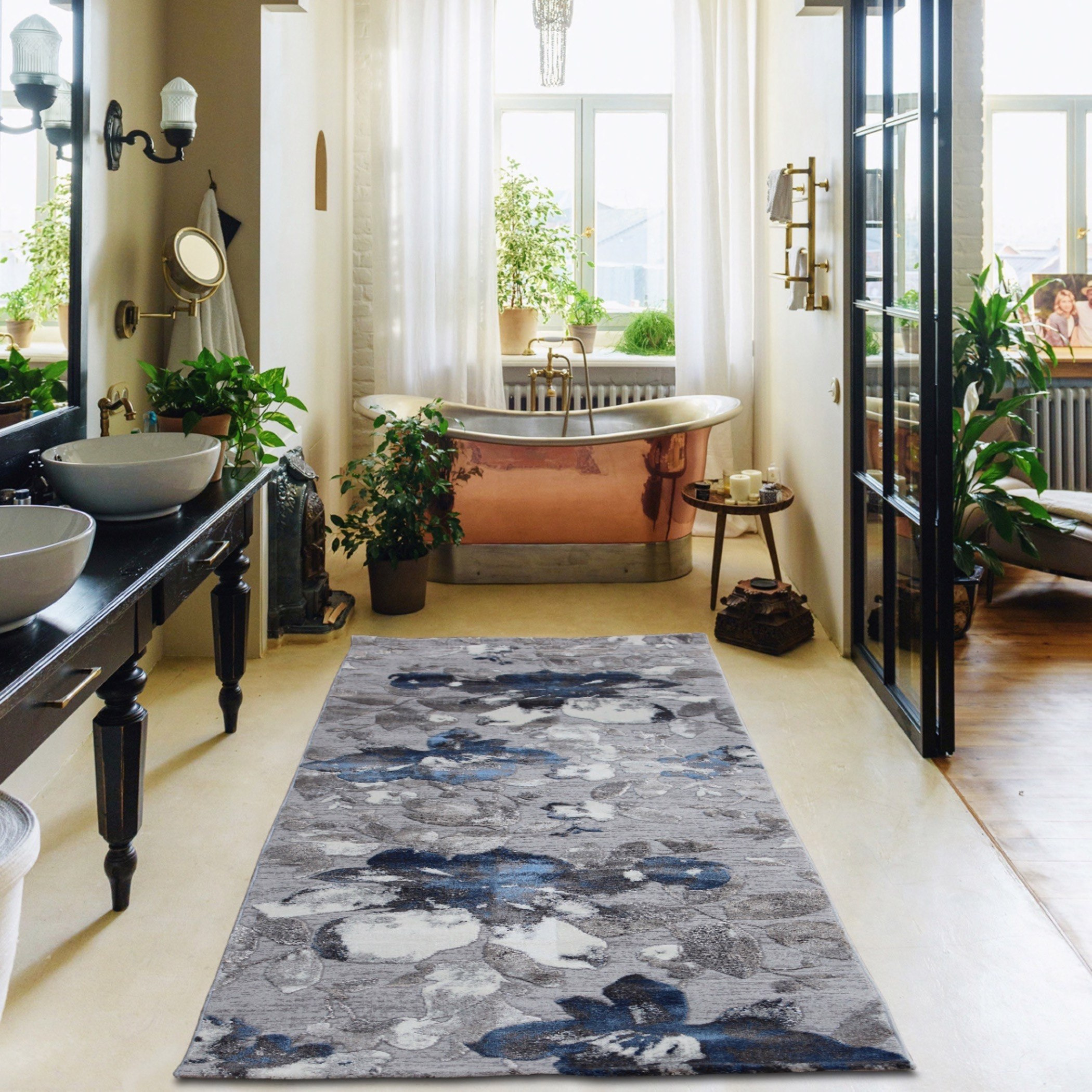 سجادة بولي بروبلين مقاومة للبقع من ميرا - 100x300 سم-hbxdecorandfurnishings-floorcoverings-rugs-image-1