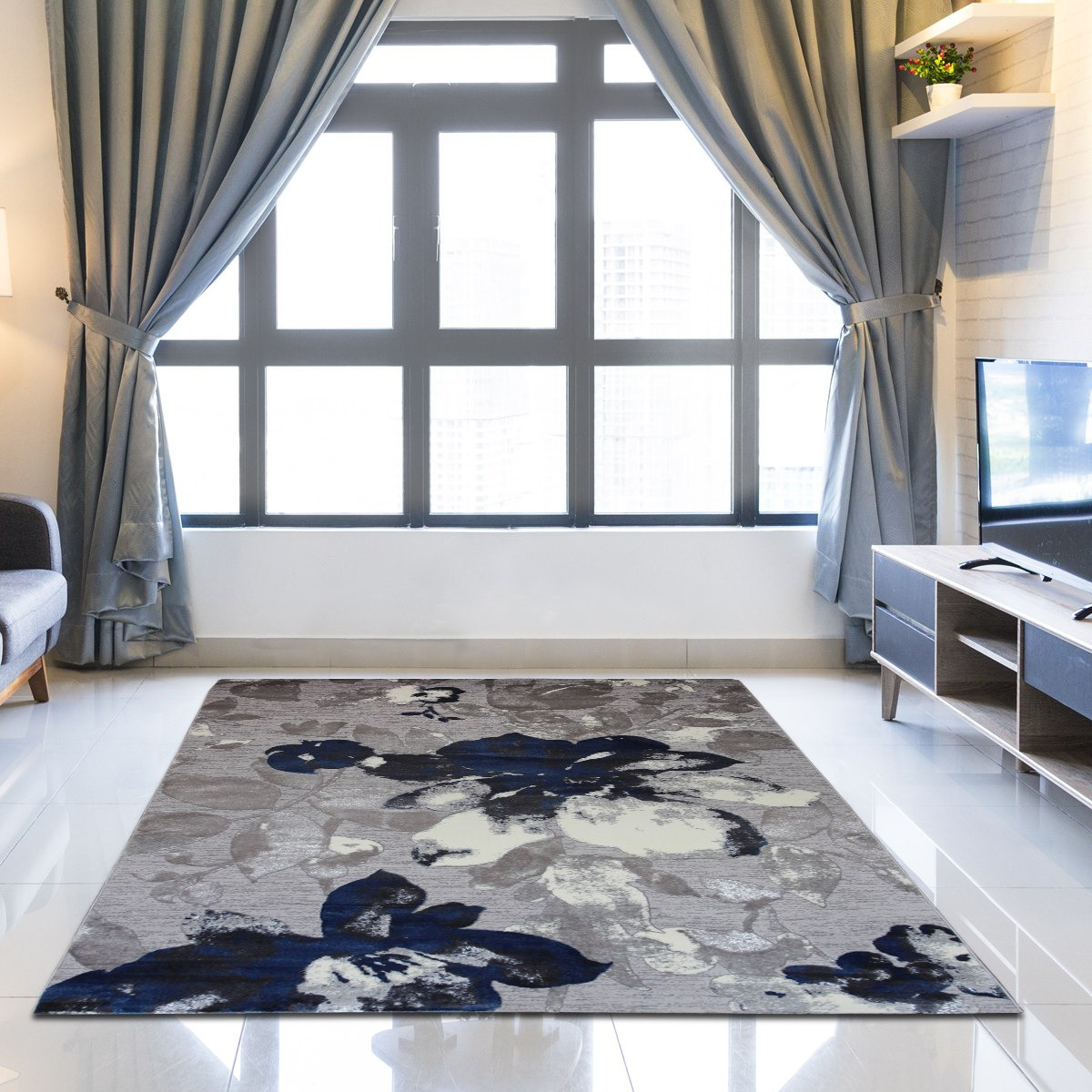 سجادة بولي بروبيلين مقاومة للبقع من ميرا - 200x300 سم-hbxdecorandfurnishings-floorcoverings-rugs-image-1