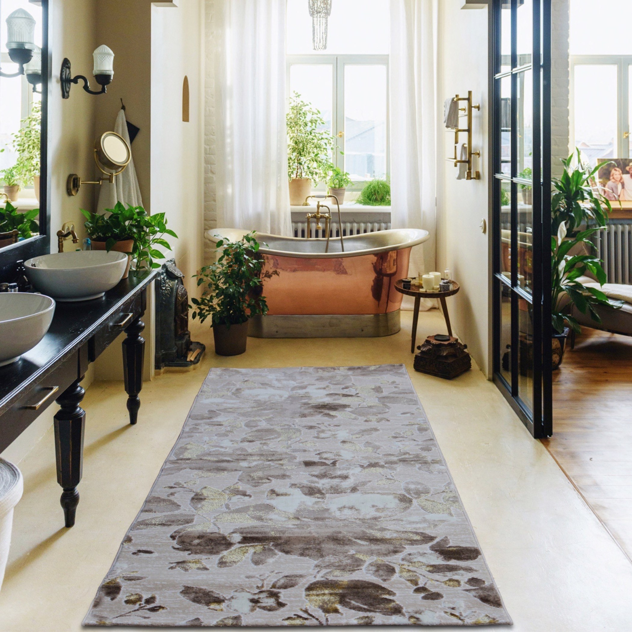 سجادة بولي بروبلين مقاومة للبقع من ميرا - 100x300 سم-hbxdecorandfurnishings-floorcoverings-rugs-image-1
