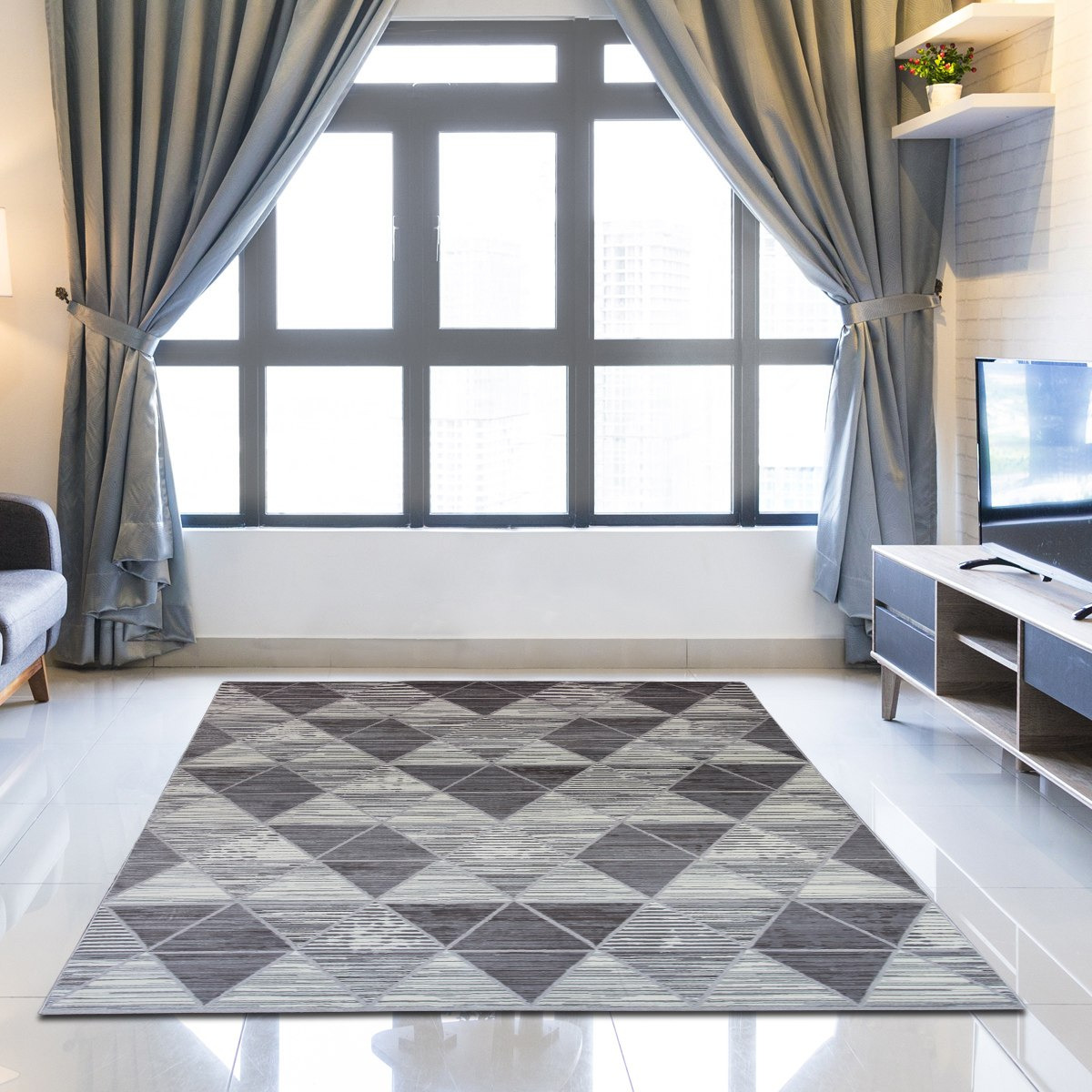 سجادة بولي بروبلين مقاومة للبقع من ليان - 200x300 سم-hbxdecorandfurnishings-floorcoverings-rugs-image-1