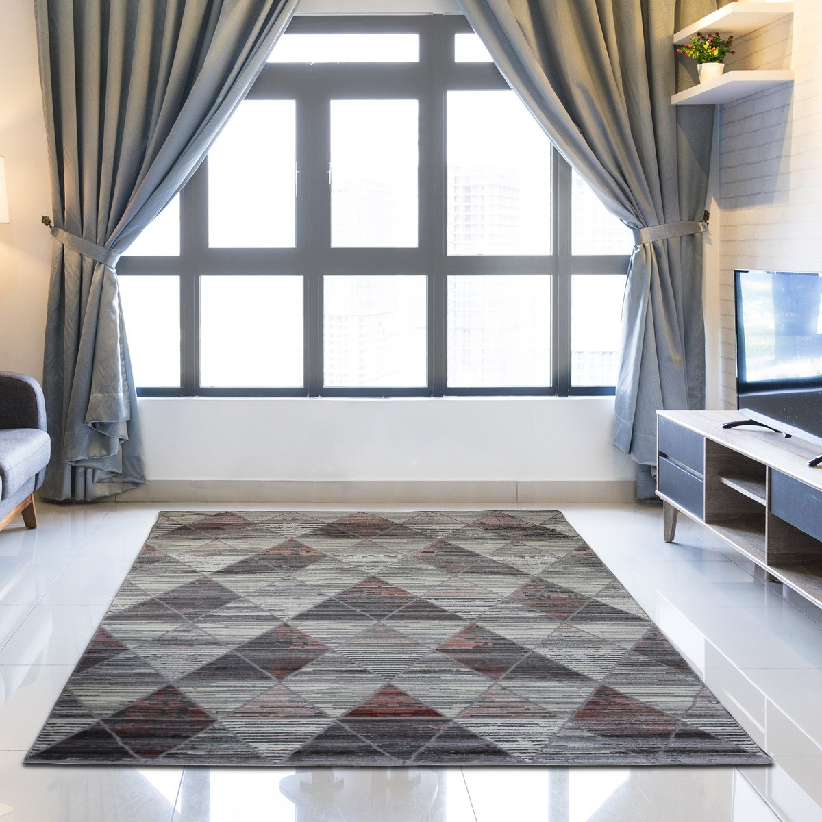 سجادة بولي بروبلين مقاومة للبقع من ليان - 200x300 سم-hbxdecorandfurnishings-floorcoverings-rugs-image-1