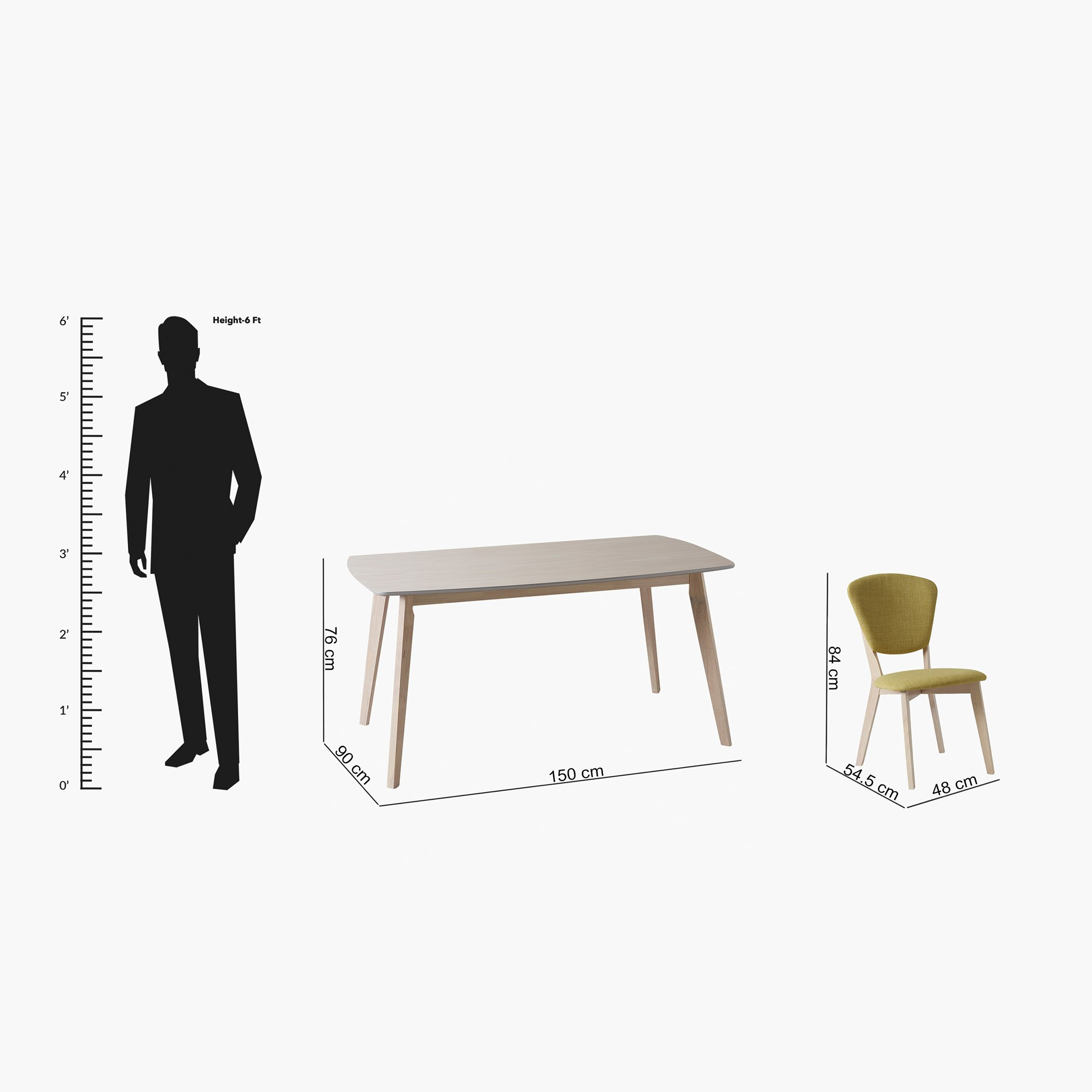 طقم سفرة 6 مقاعد من ليسا-hbxfurniture-diningtablesandsets-diningsets-sixseater-image-14
