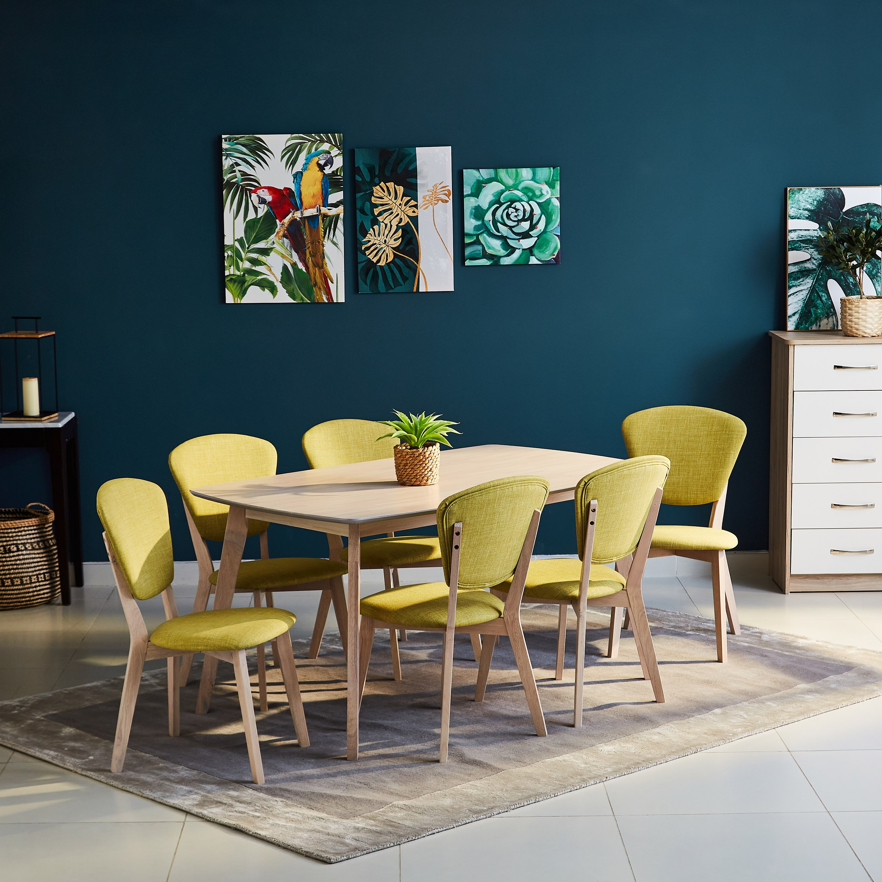 طقم سفرة 6 مقاعد من ليسا-hbxfurniture-diningtablesandsets-diningsets-sixseater-image-2