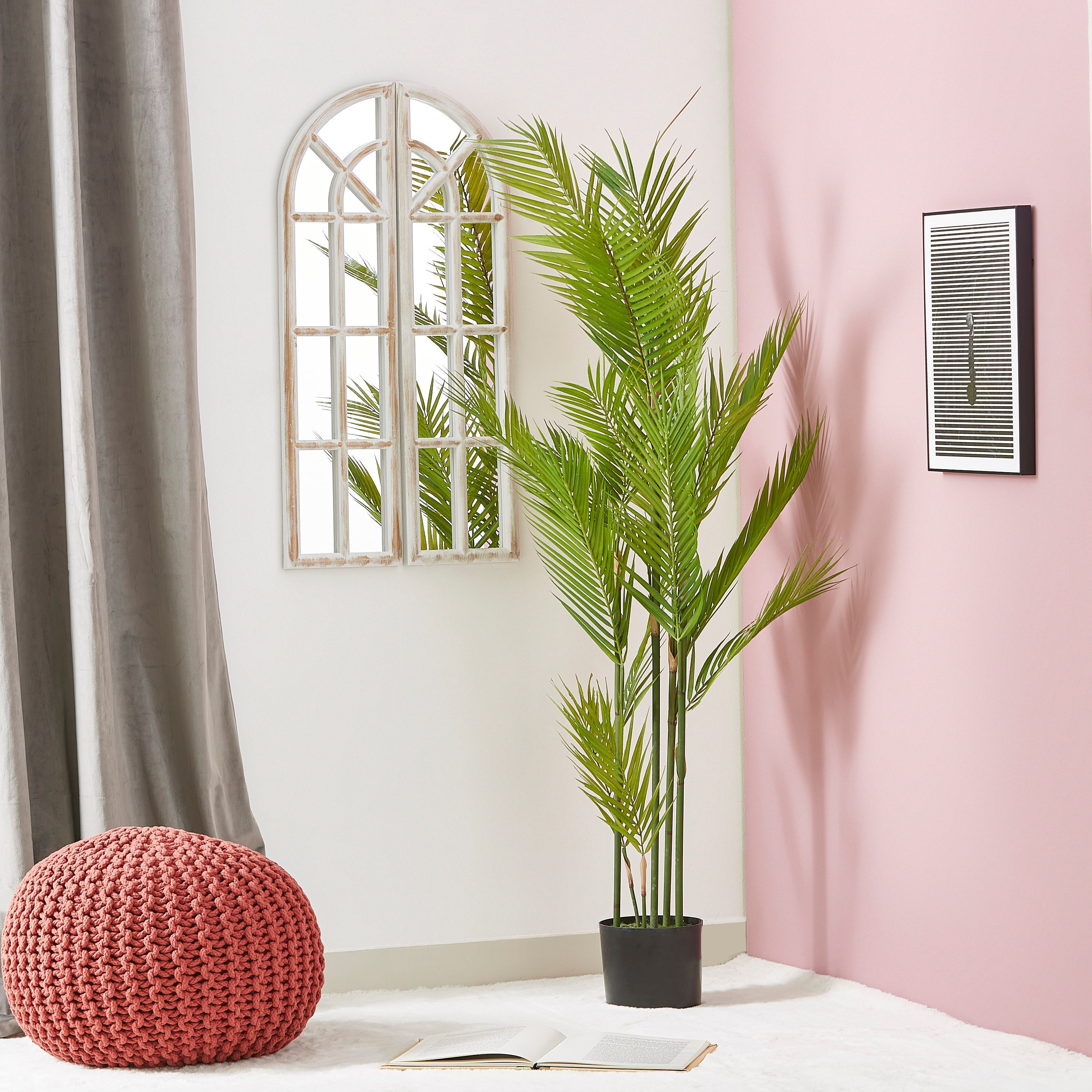 Teodora Artificial Palm Tree - 150 cm-hbxdecorandfurnishings-homeaccessories-artificialflowersandplants-image-4