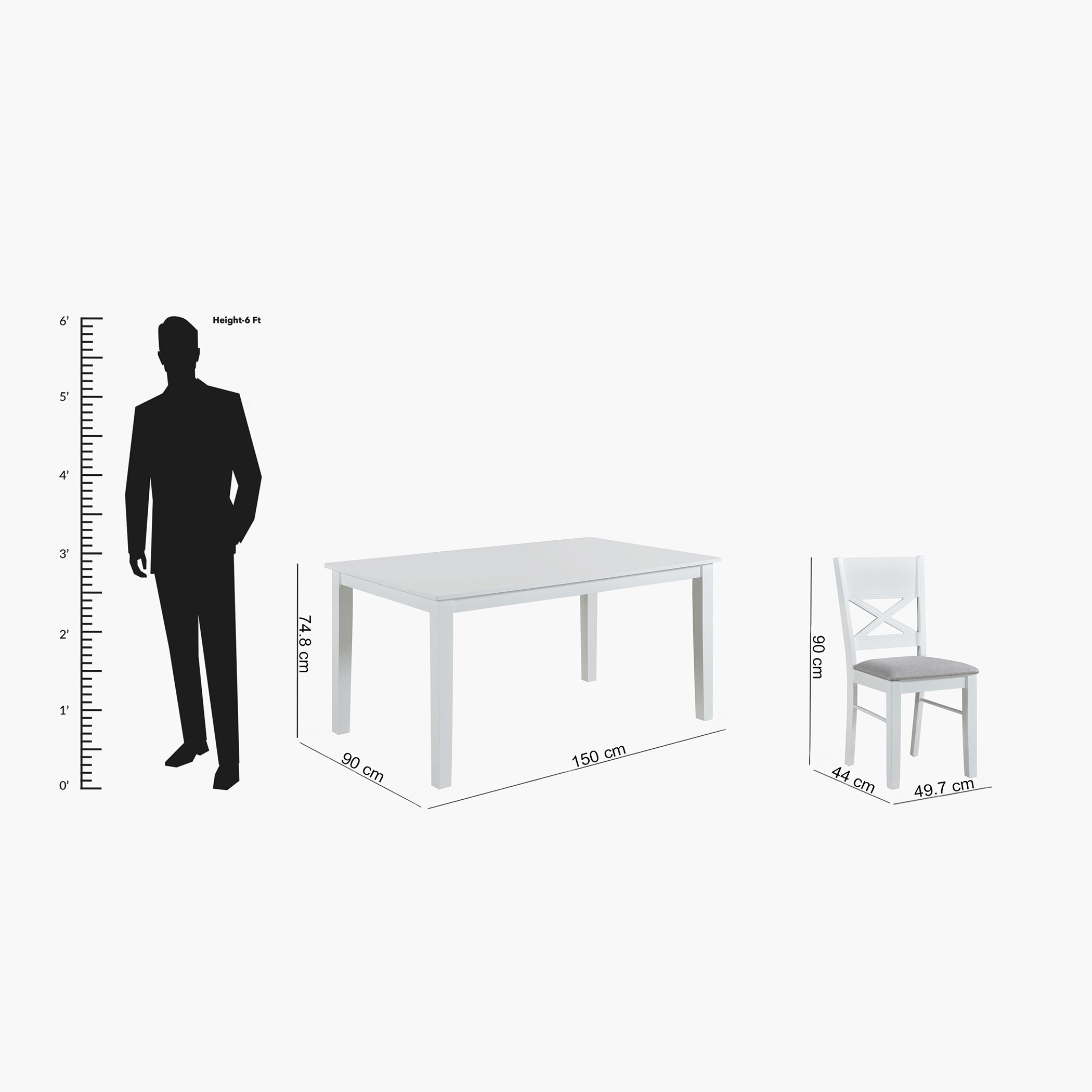 طقم سفرة 6 مقاعد مع مقعد بنش من بريدجويل-hbxfurniture-diningtablesandsets-diningsets-sixseater-image-5