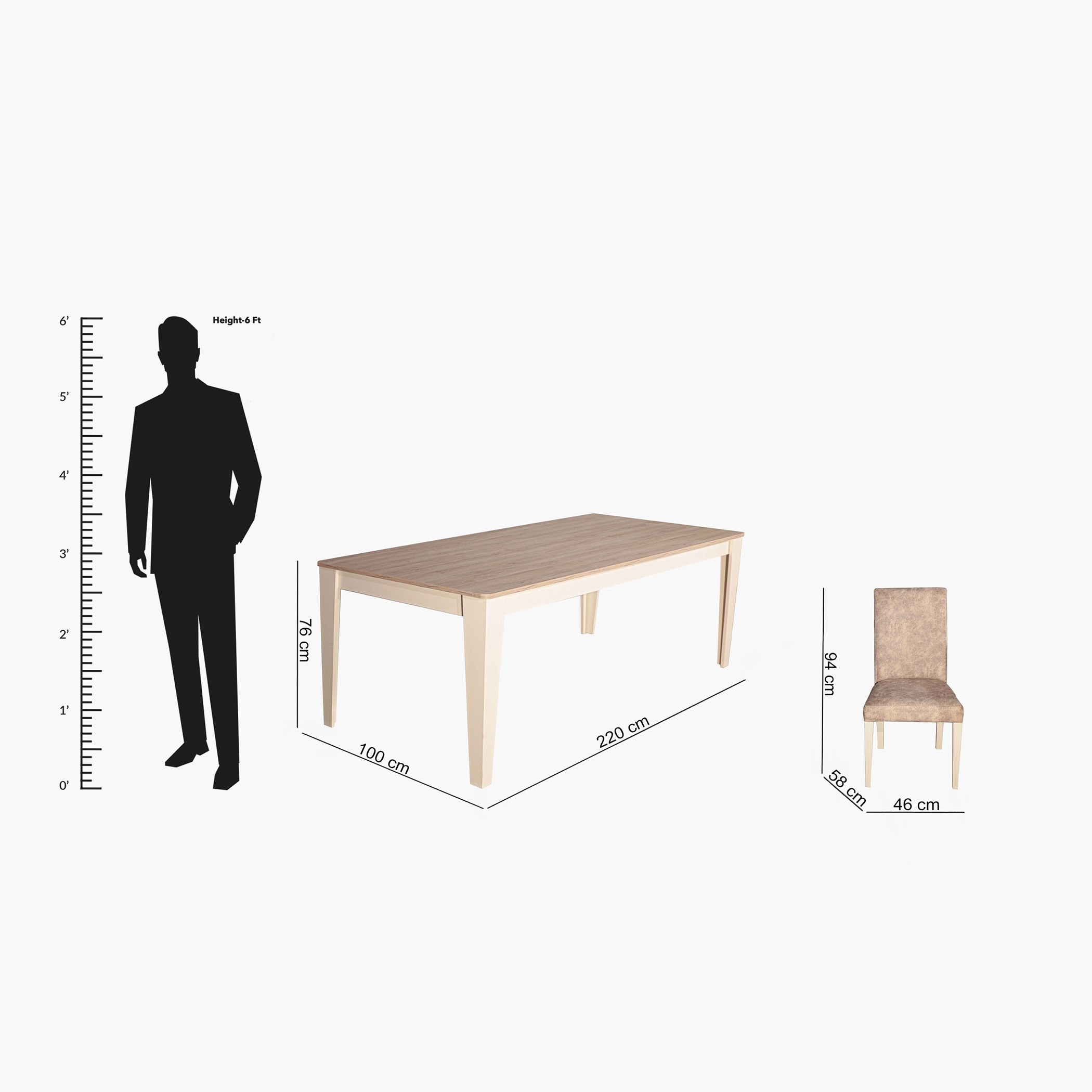 طقم سفرة 8 مقاعد من كونكورد-hbxfurniture-diningtablesandsets-diningsets-eightseater-image-7