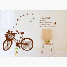 Rarity Bicycle Reusable Wall Sticker - 50x70 cms