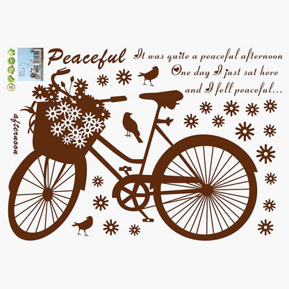 Rarity Bicycle Reusable Wall Sticker - 50x70 cm-Wall Stickers-image-1