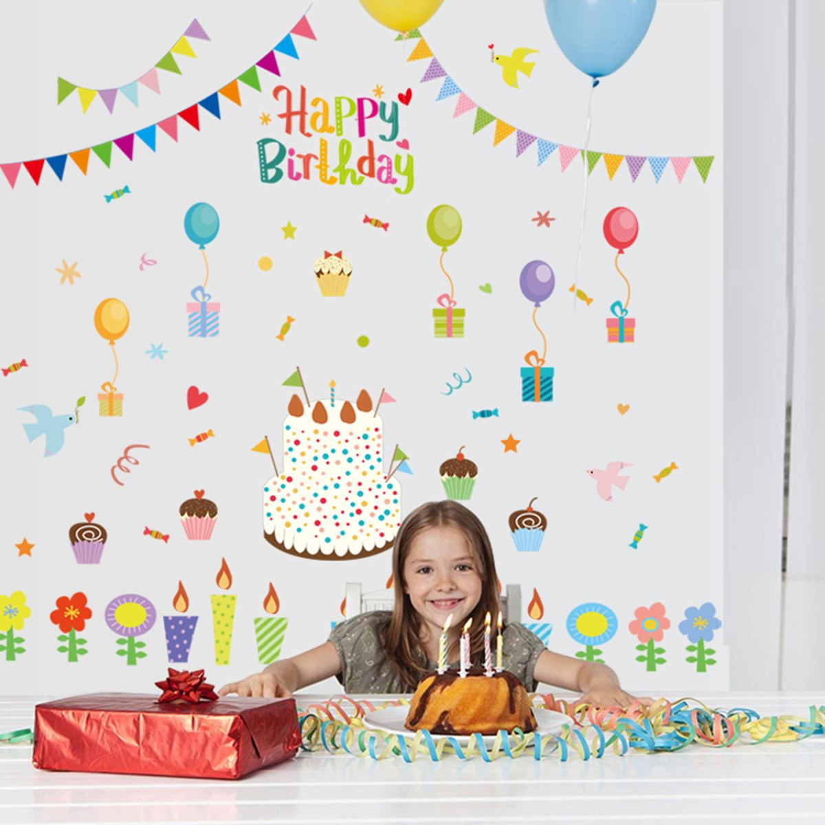 ملصق حائط قابل لإعادة الاستخدام هابي بيرث داي من ريريتي - 90 سم-hbxkidsandyouth-walldecor-wallstickers-image-5