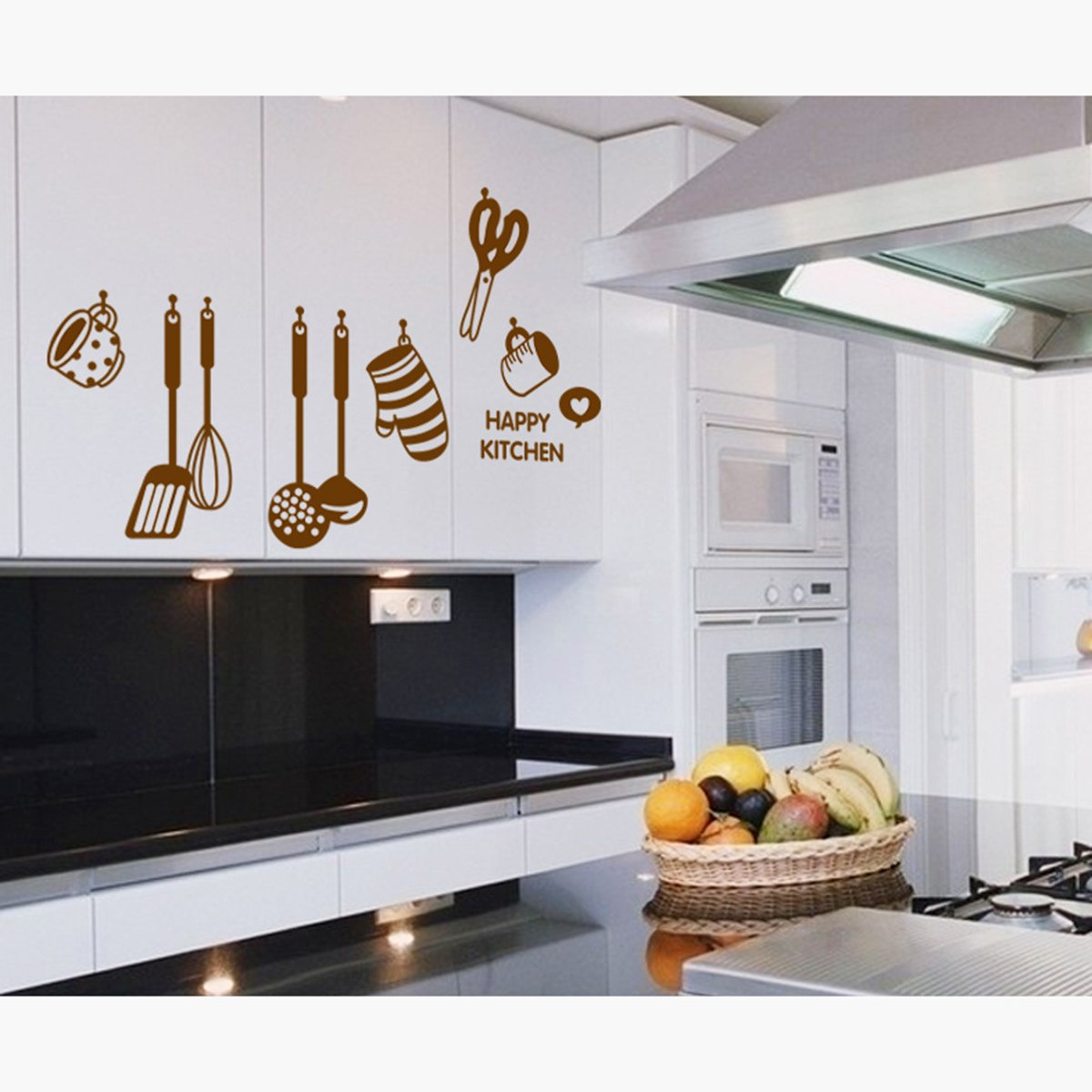 ملصق حائط قابل لإعادة الاستخدام هابي كيتشن من ريريتي - 45x60 سم-hbxhomeware-homedecor-wallaccents-image-1