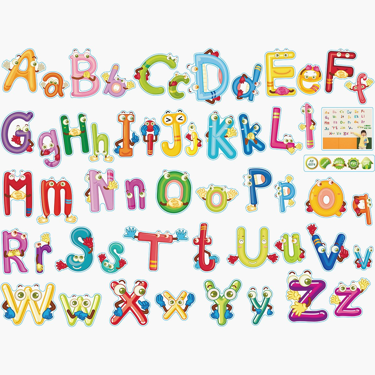 ملصق حائط قابل لإعادة الاستخدام الأبجدية من ريريتي - 45x60 سم-hbxkidsandyouth-walldecor-wallstickers-image-2