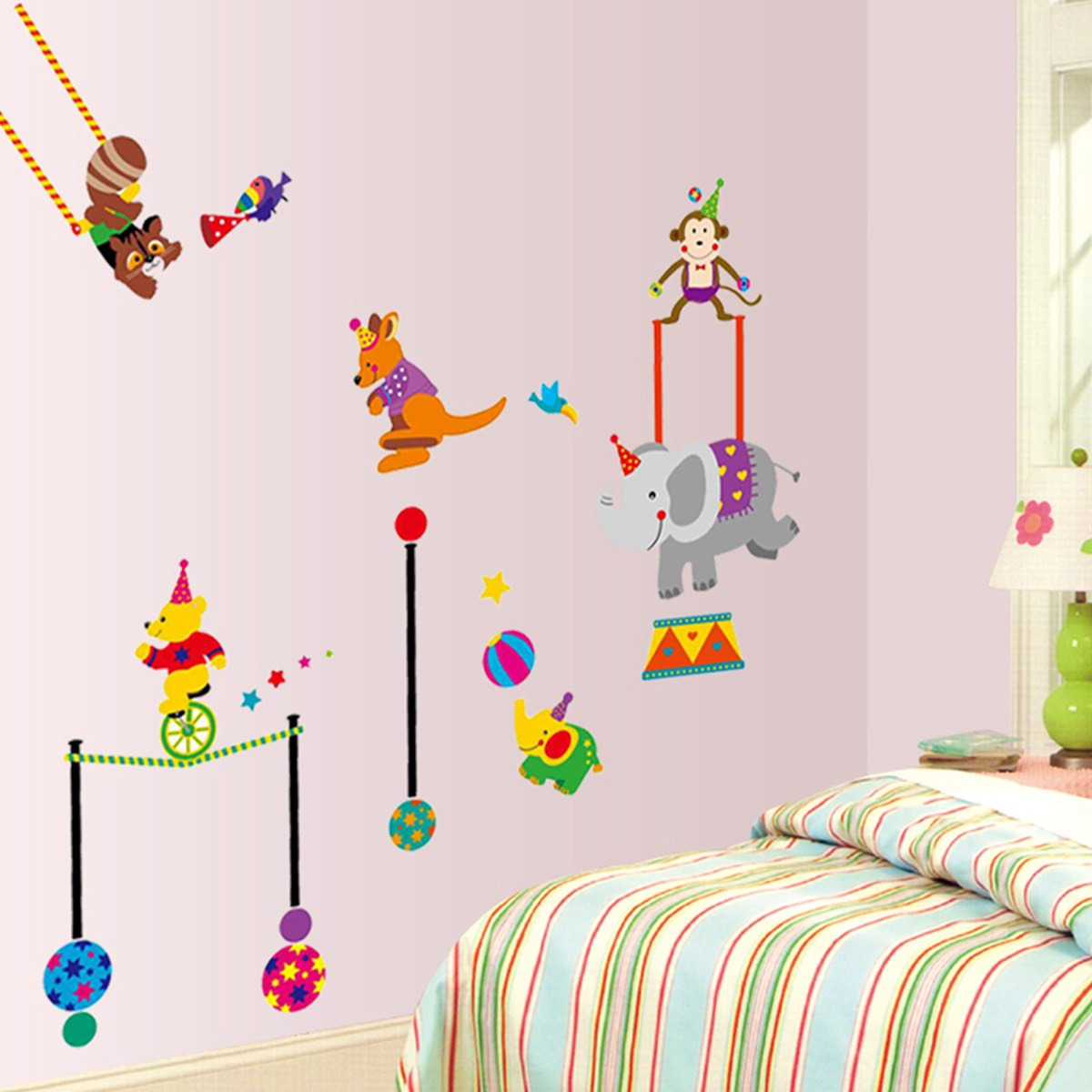 ملصق حائط قابل لإعادة الاستخدام بتصميم السيرك من ريريتي - 50x70 سم-hbxhomeware-hbxkidsandyouth-image-2
