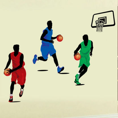 Rarity Basketball Reusable Wall Sticker - 60x90 cms