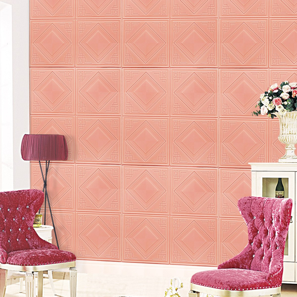 Rarity Diamond Block Reusable Foam Wall Sticker - 70x70 cm-hbxkidsandyouth-walldecor-wallstickers-image-1