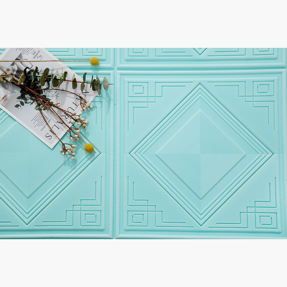 Rarity Diamond Block Reusable Foam Wall Sticker - 70x70 cm-hbxkidsandyouth-walldecor-wallstickers-image-2