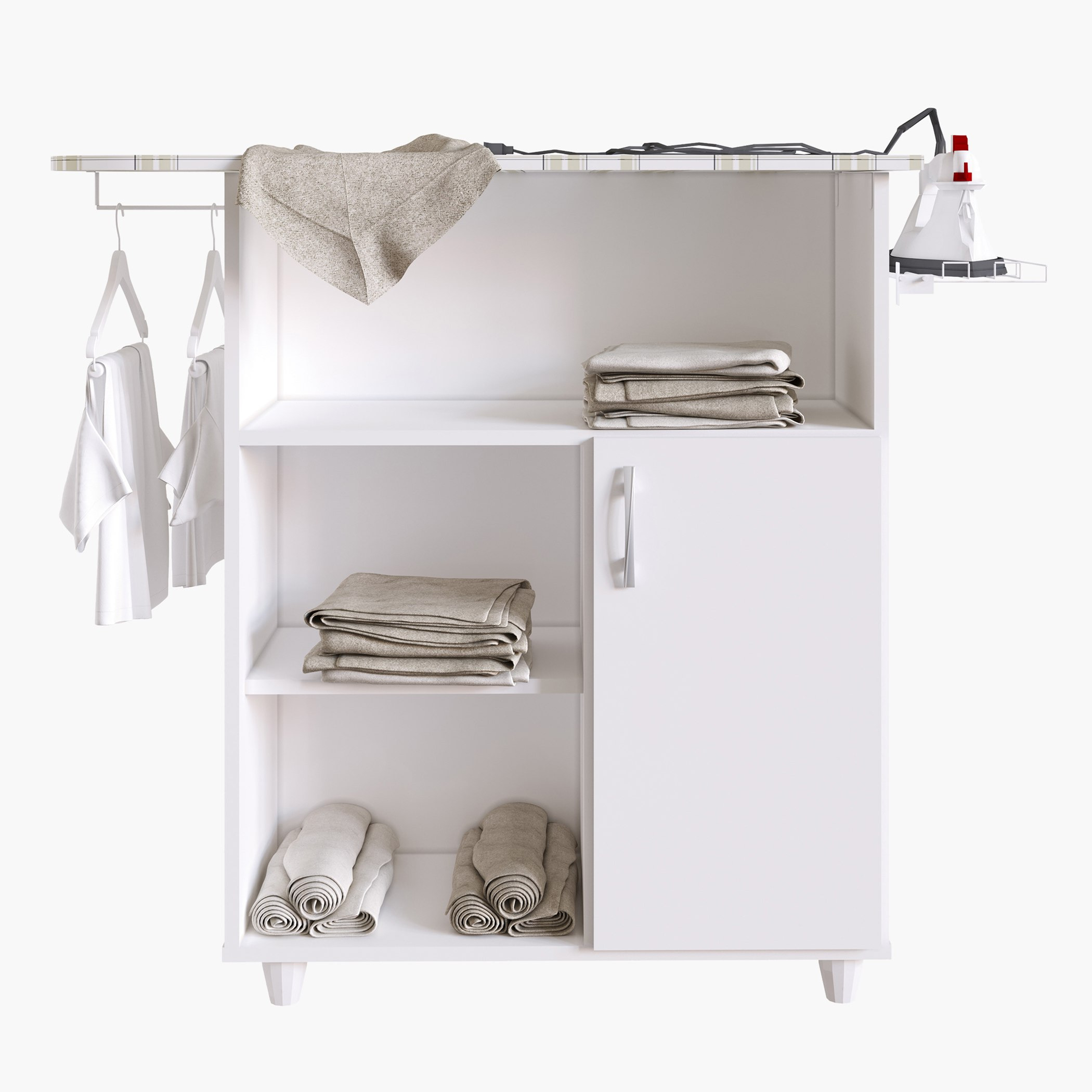 منضدة كي بباب وأرفف من كارلي-hbxbedroom-bedroomaccessories-bedroomstorage-image-2
