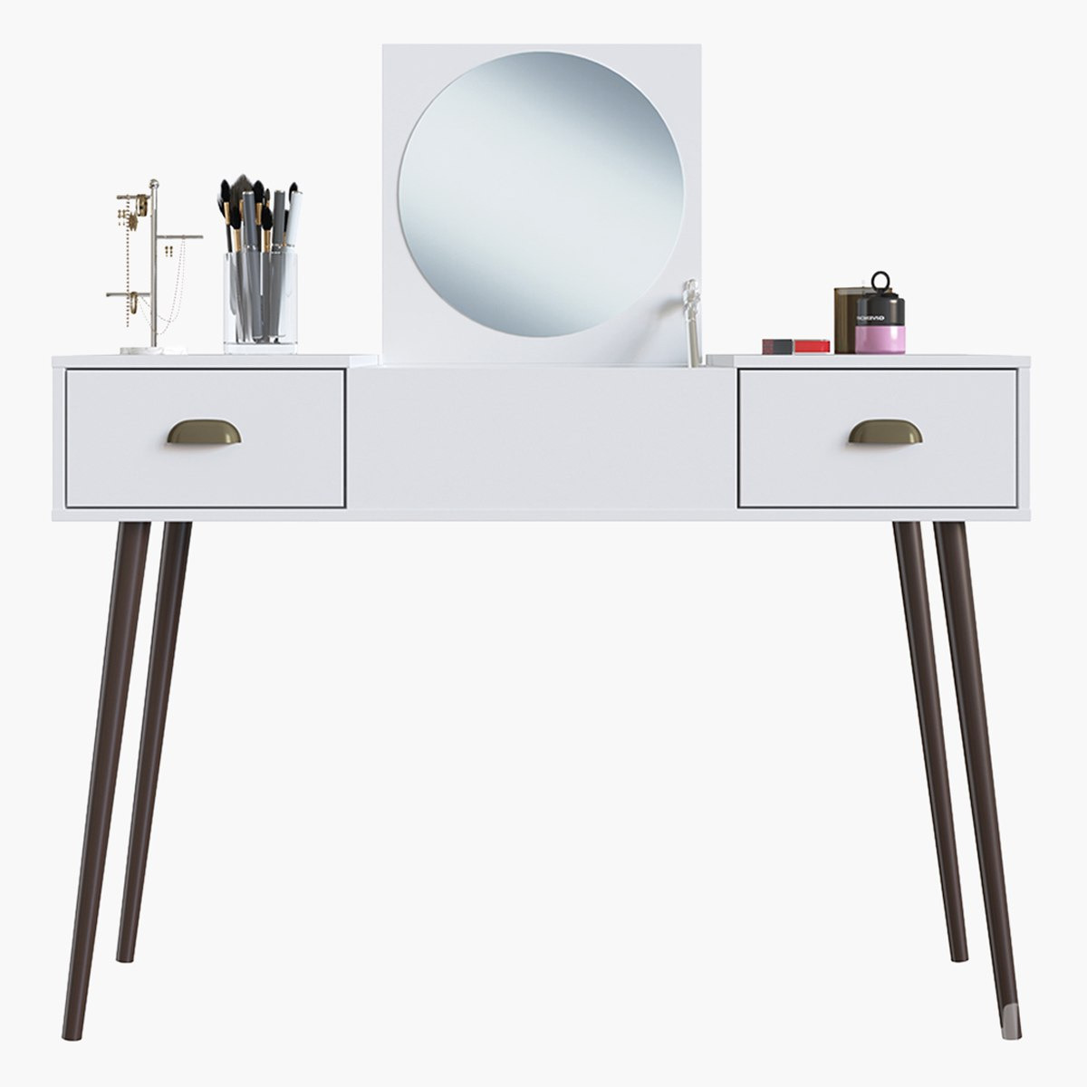 طاولة تزيين بدرجين ومرآة - أكسيس من موڤو-hbxfurniture-bedroom-dressersandmirrors-image-3