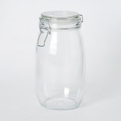 Atlanta Glass Canister with Metal Clip - 1.4 L