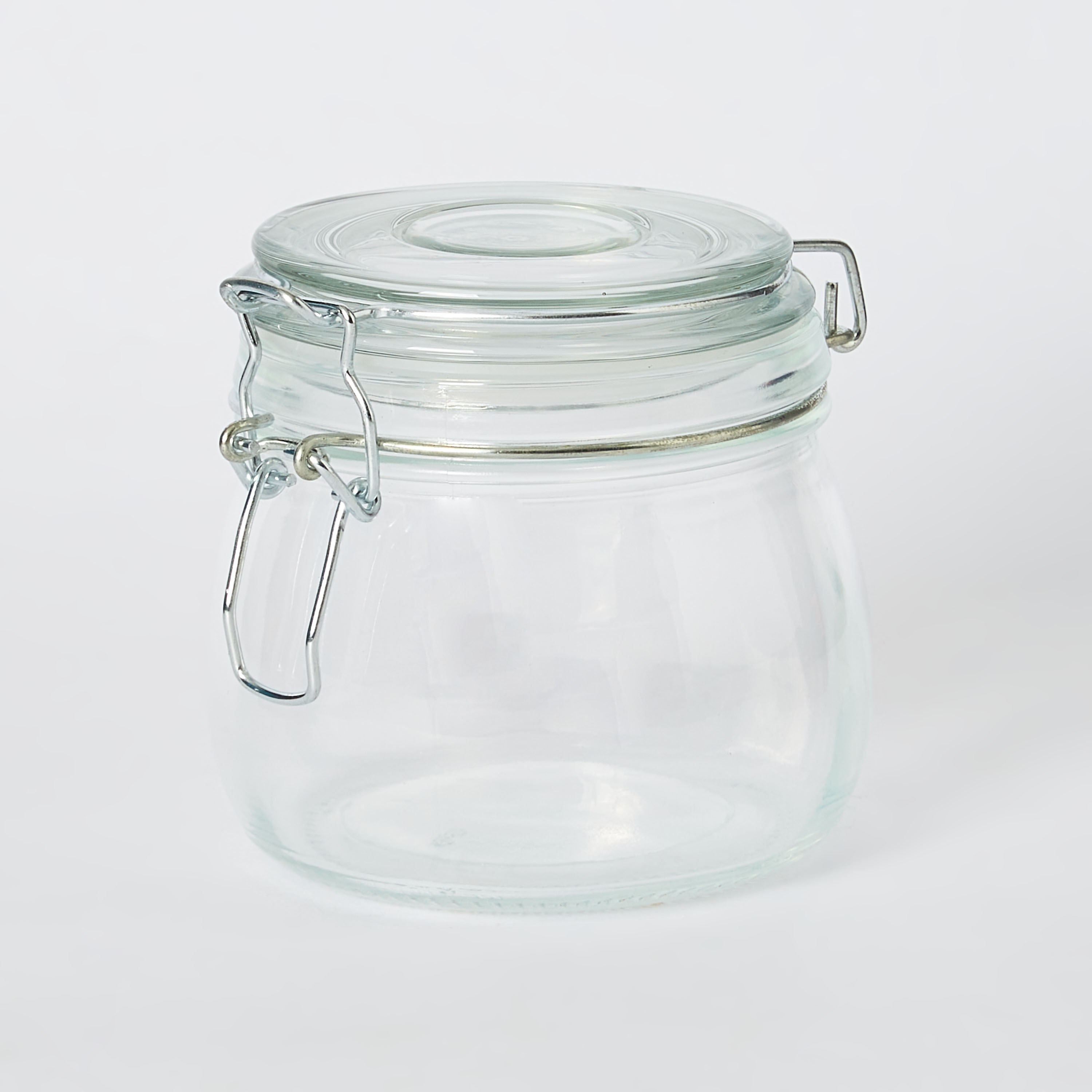 Atlanta Glass Canister with Metal Clip - 450 ml-hbxhomeware-hbxkitchen-image-6
