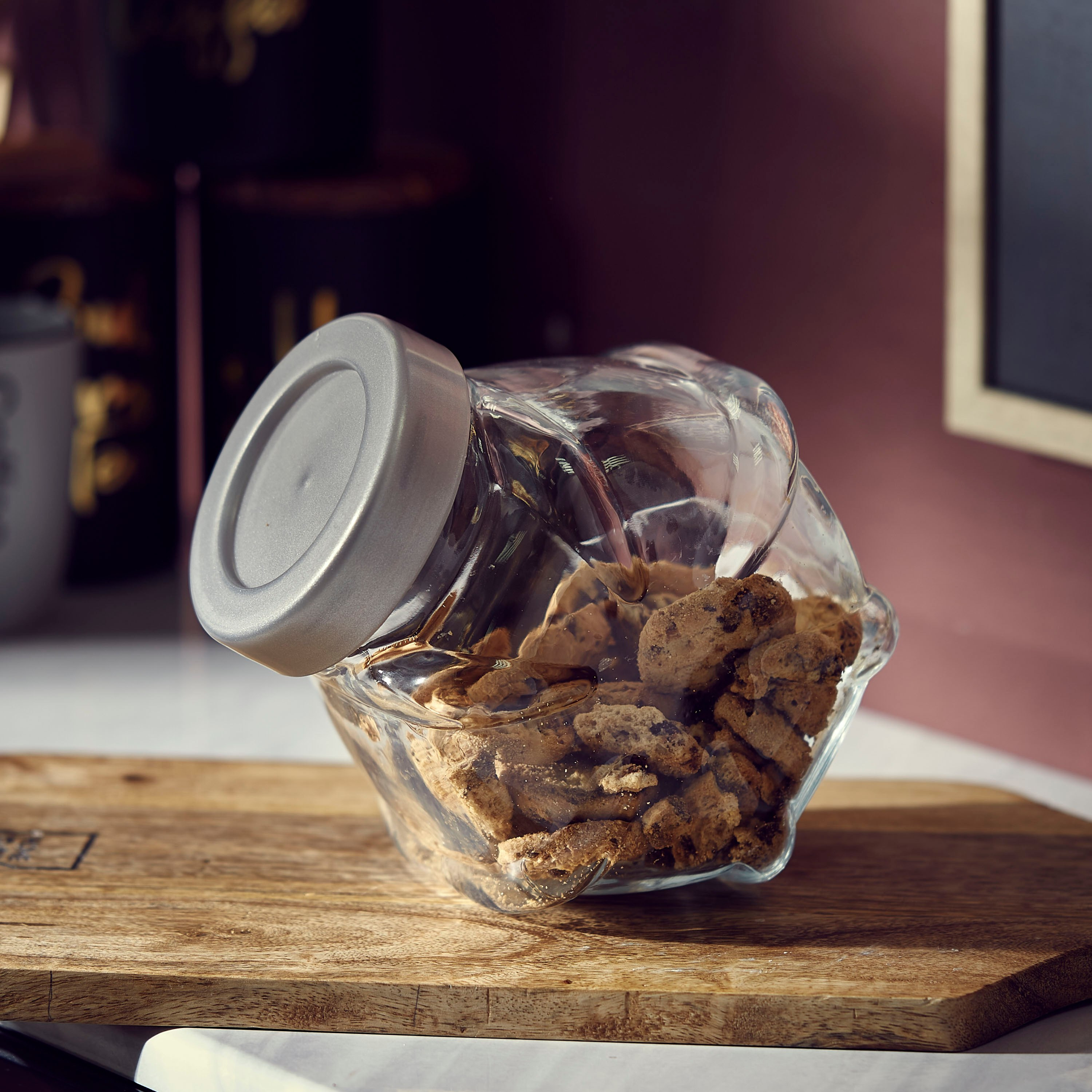 حاوية زجاج كريستال بغطاء - 1.7 لتر-hbxhomeware-hbxkitchen-image-2