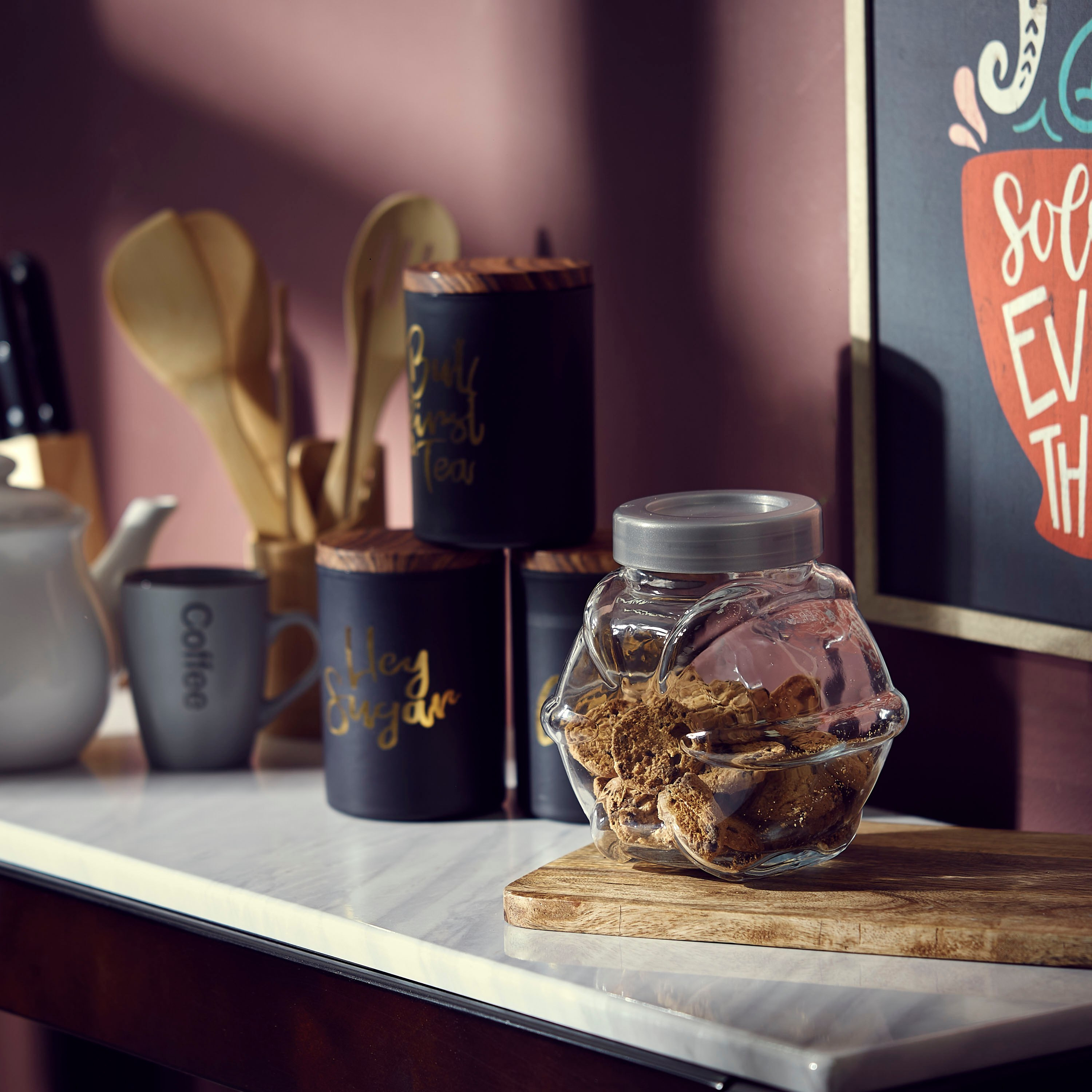 حاوية زجاج كريستال بغطاء - 1.7 لتر-hbxhomeware-hbxkitchen-image-6