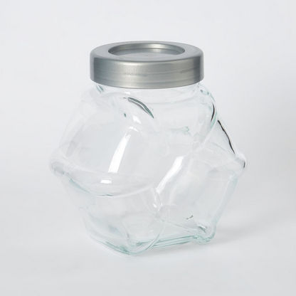 Crysta Glass Canister with Lid - 1.7 L