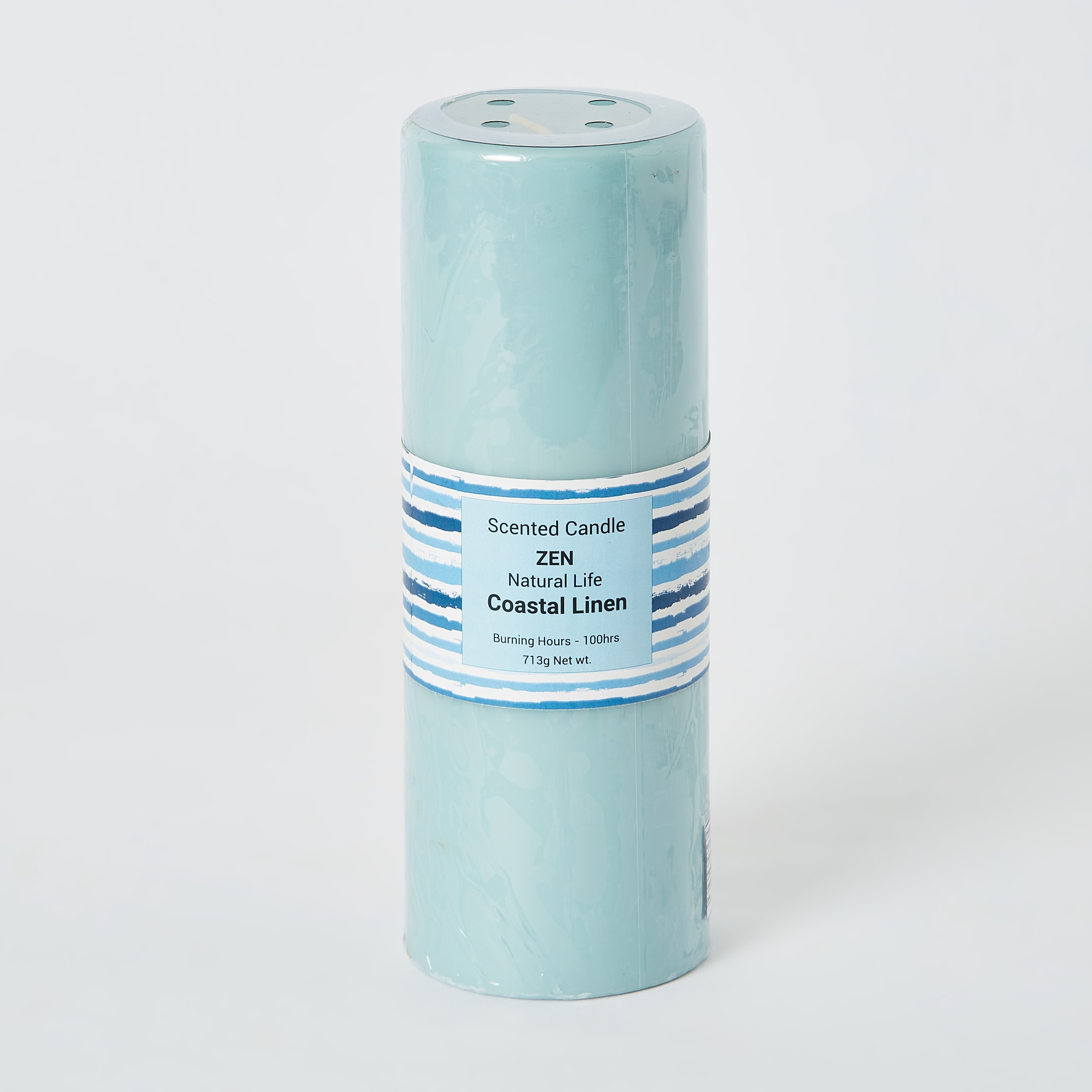 Zen Natural Life Coastal Linen Smooth Pillar Candle-hbxhomeware-hbxdecorandfurnishings-image-5
