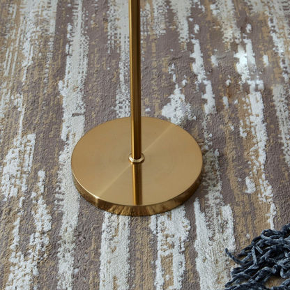 Leo Metal Floor Lamp with Decorative Crystal - 164 cms