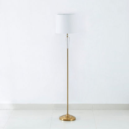 Leo Metal Floor Lamp with Decorative Crystal - 164 cms