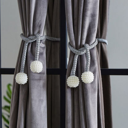 Dazzle Lenda Curtain Tieback - Set of 2-Tie Backs & Tassels-image-0