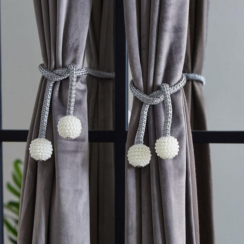 Dazzle Lenda Curtain Tieback - Set of 2-Tie Backs and Tassels-image-0