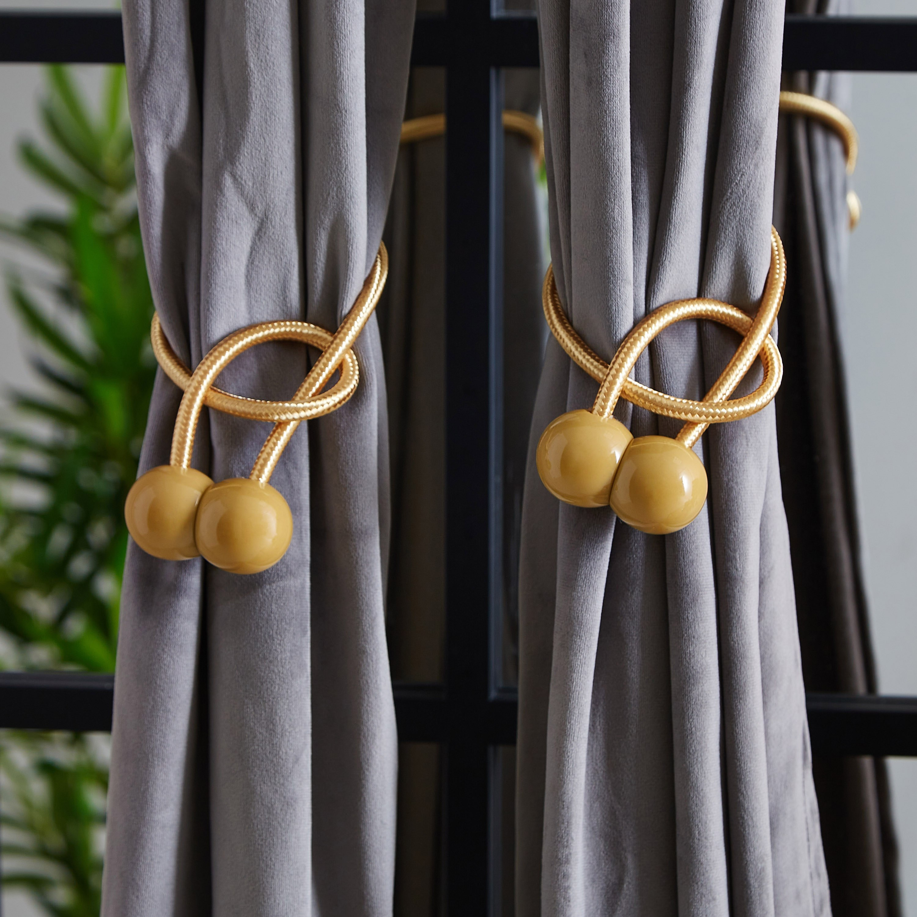 مثبت ستائر فلورا من دازل - طقم من قطعتين-hbxhomeware-hbxdecorandfurnishings-image-1