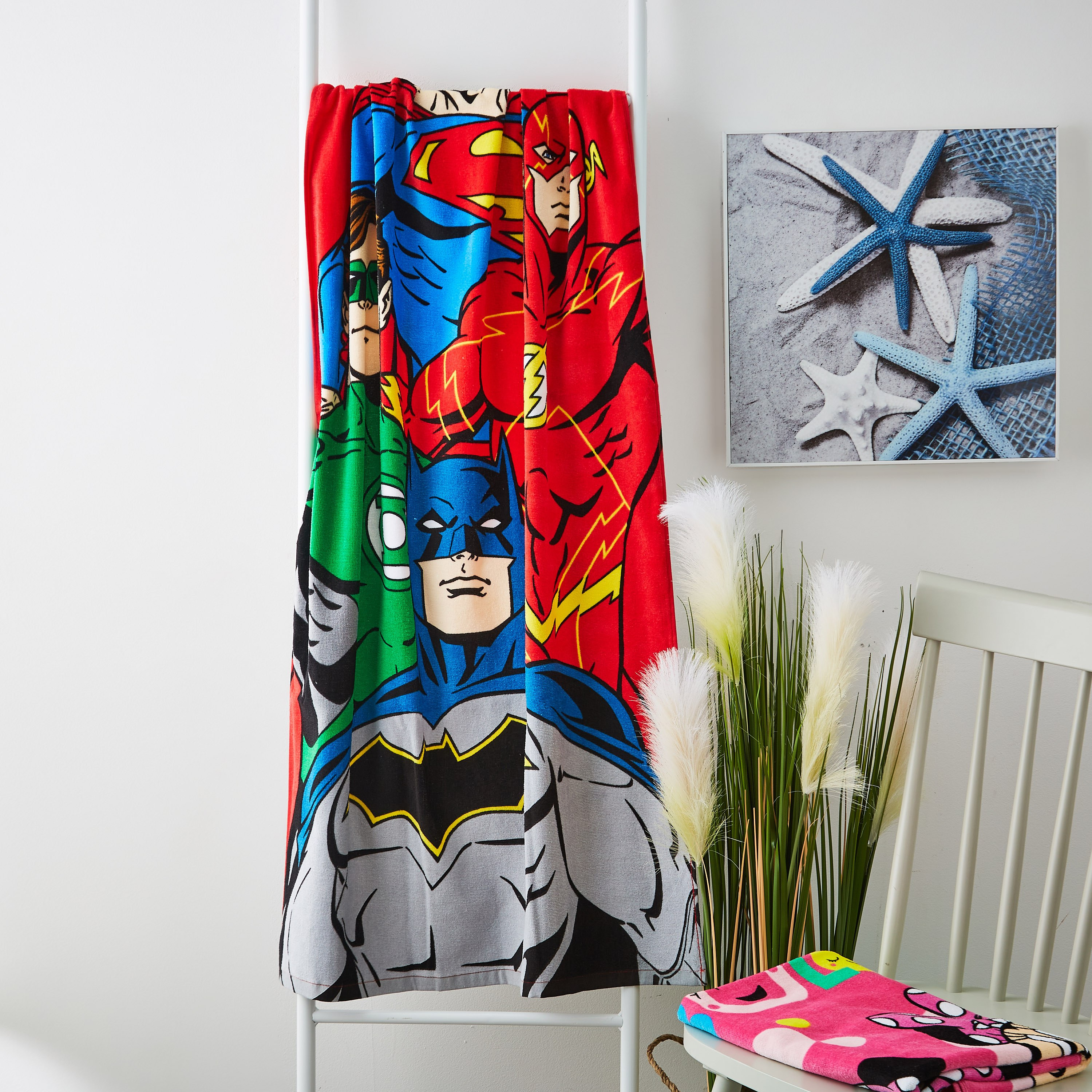 Justice League Cotton Towel - 70x140 cm-hbxhomeware-hbxkidsandyouth-image-2