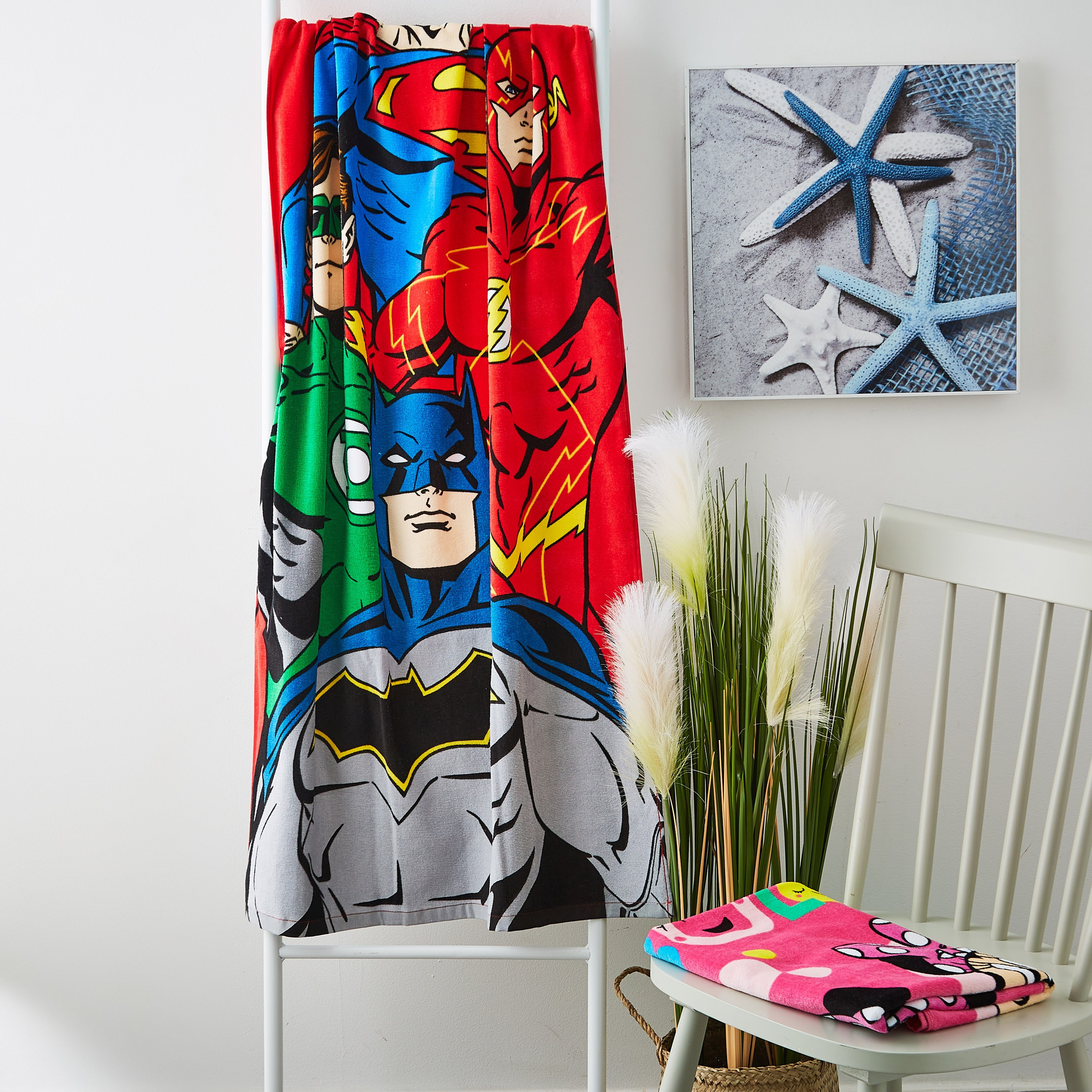 Justice League Cotton Towel - 70x140 cm-hbxhomeware-hbxkidsandyouth-image-4