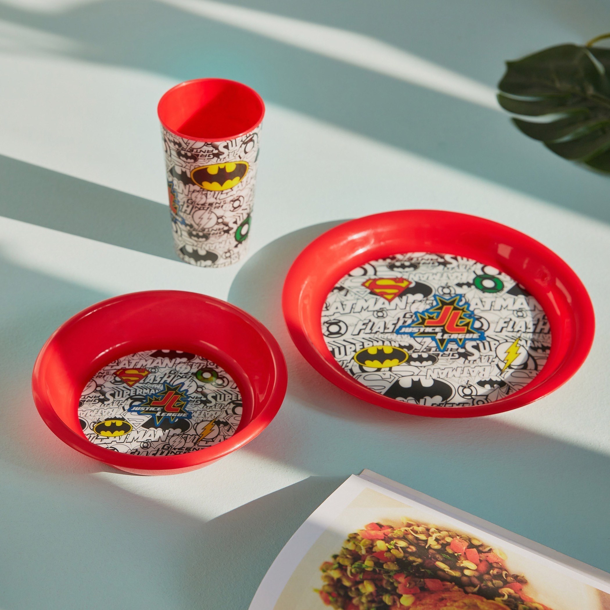Justice League 3-Piece Breakfast Set-hbxhomeware-hbxkidsandyouth-image-1