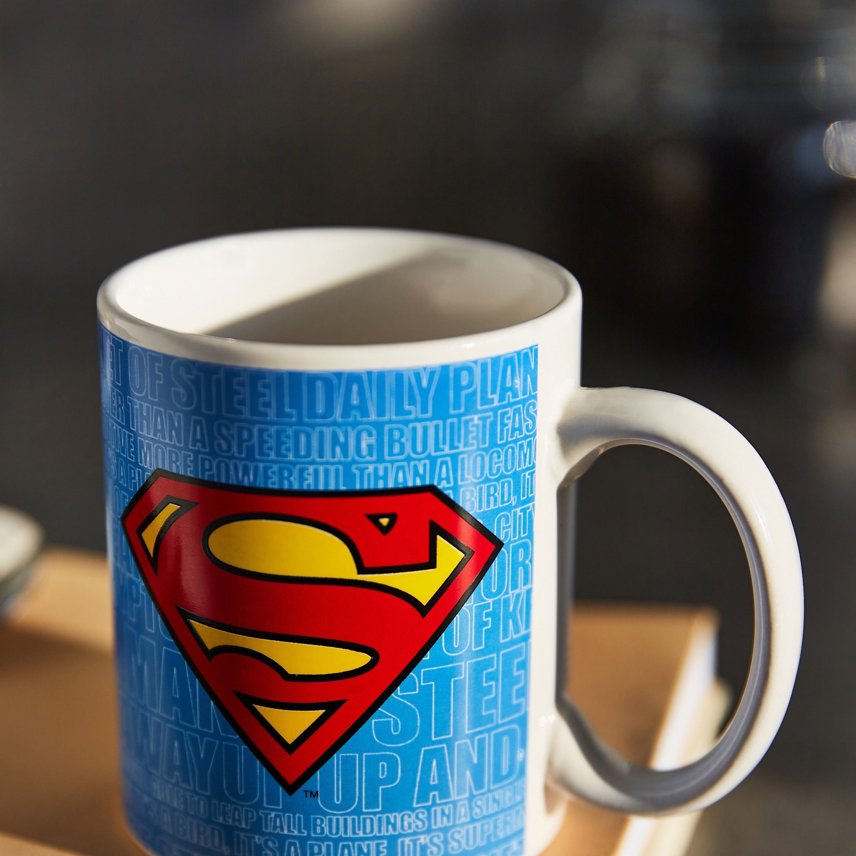مج على شكل صفيحة سوبرمان من جاستيس ليج-hbxhomeware-hbxkidsandyouth-image-2