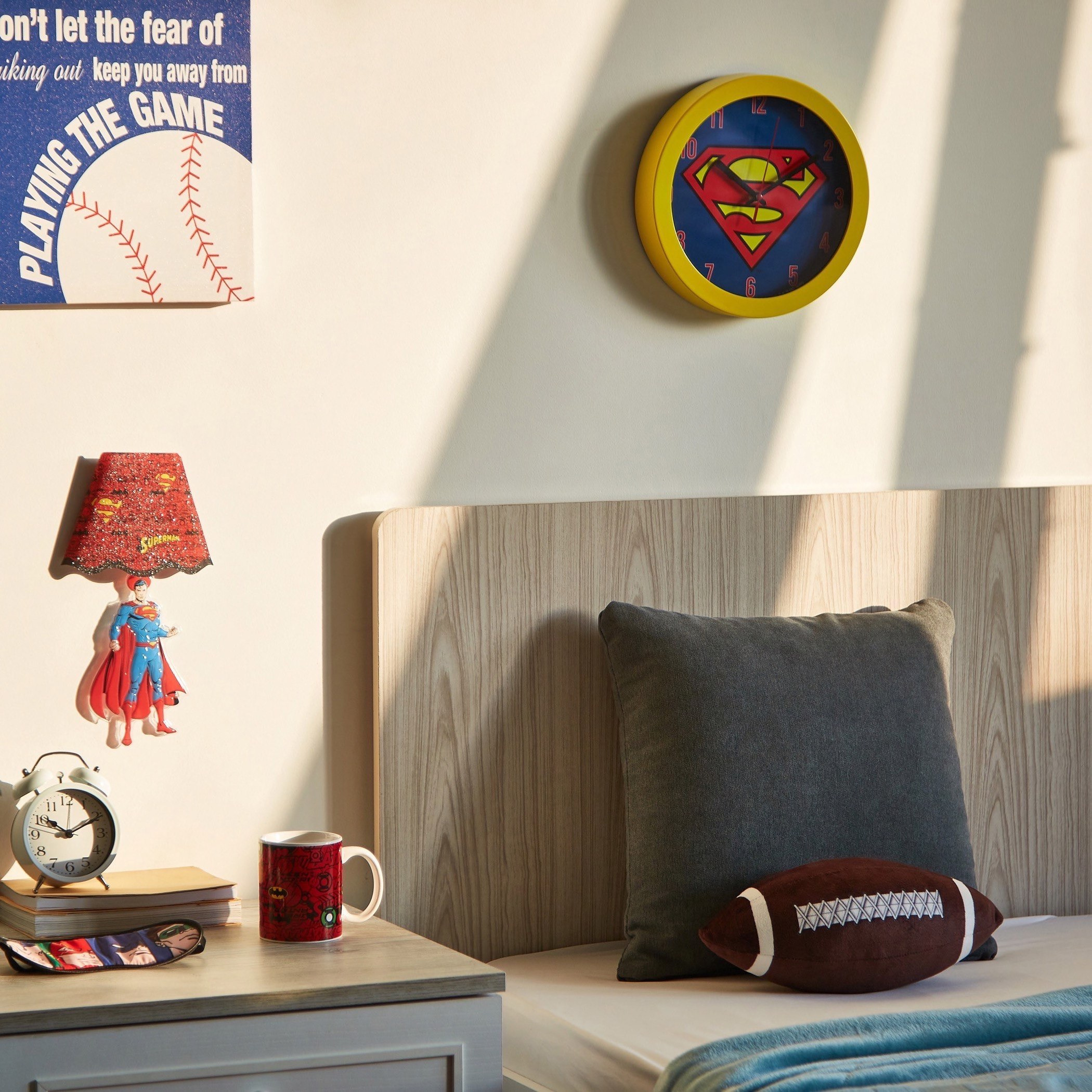 ساعة حائط سوبر مان من جاستيس ليج - 24 سم-hbxhomeware-hbxkidsandyouth-image-4