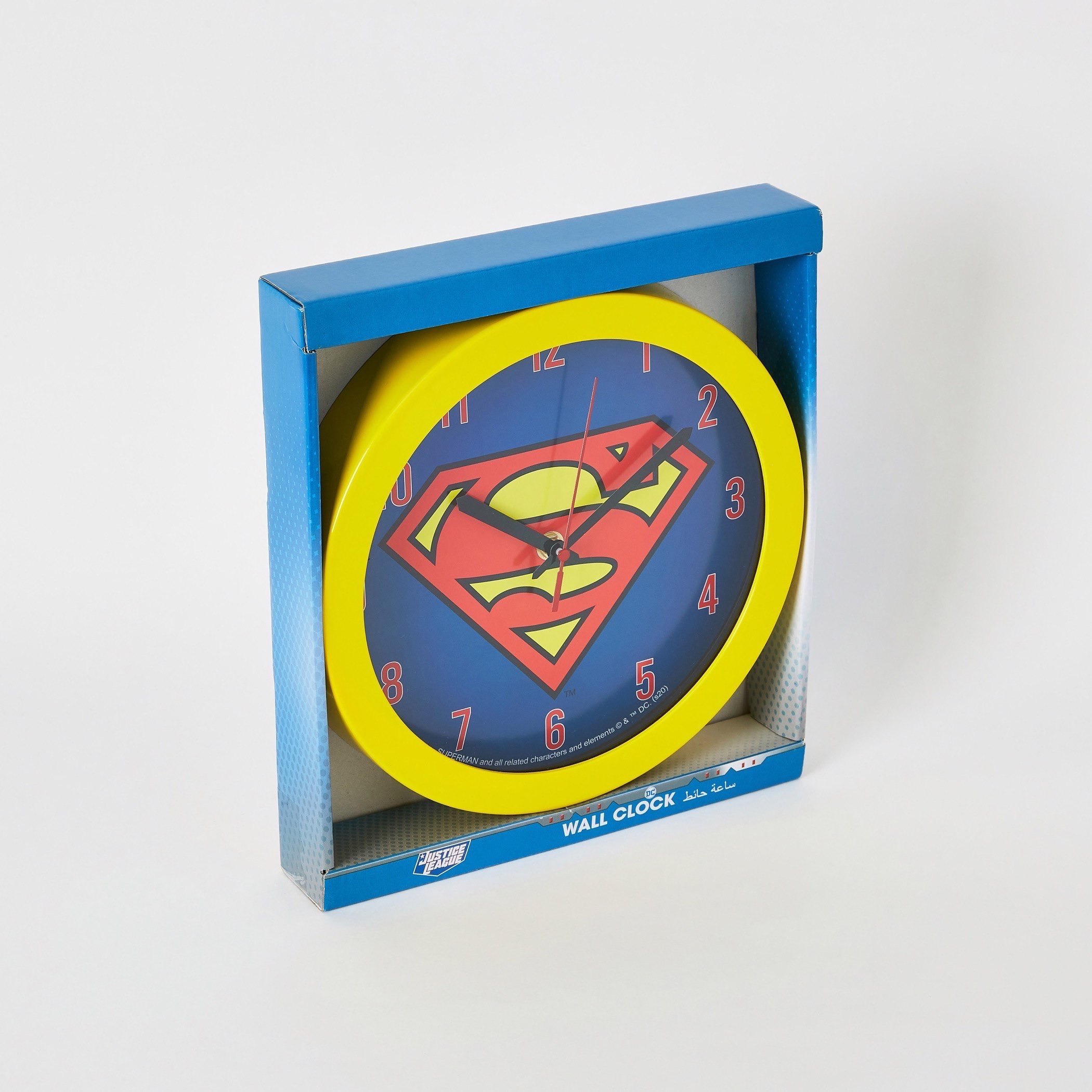 ساعة حائط سوبر مان من جاستيس ليج - 24 سم-hbxhomeware-hbxkidsandyouth-image-5