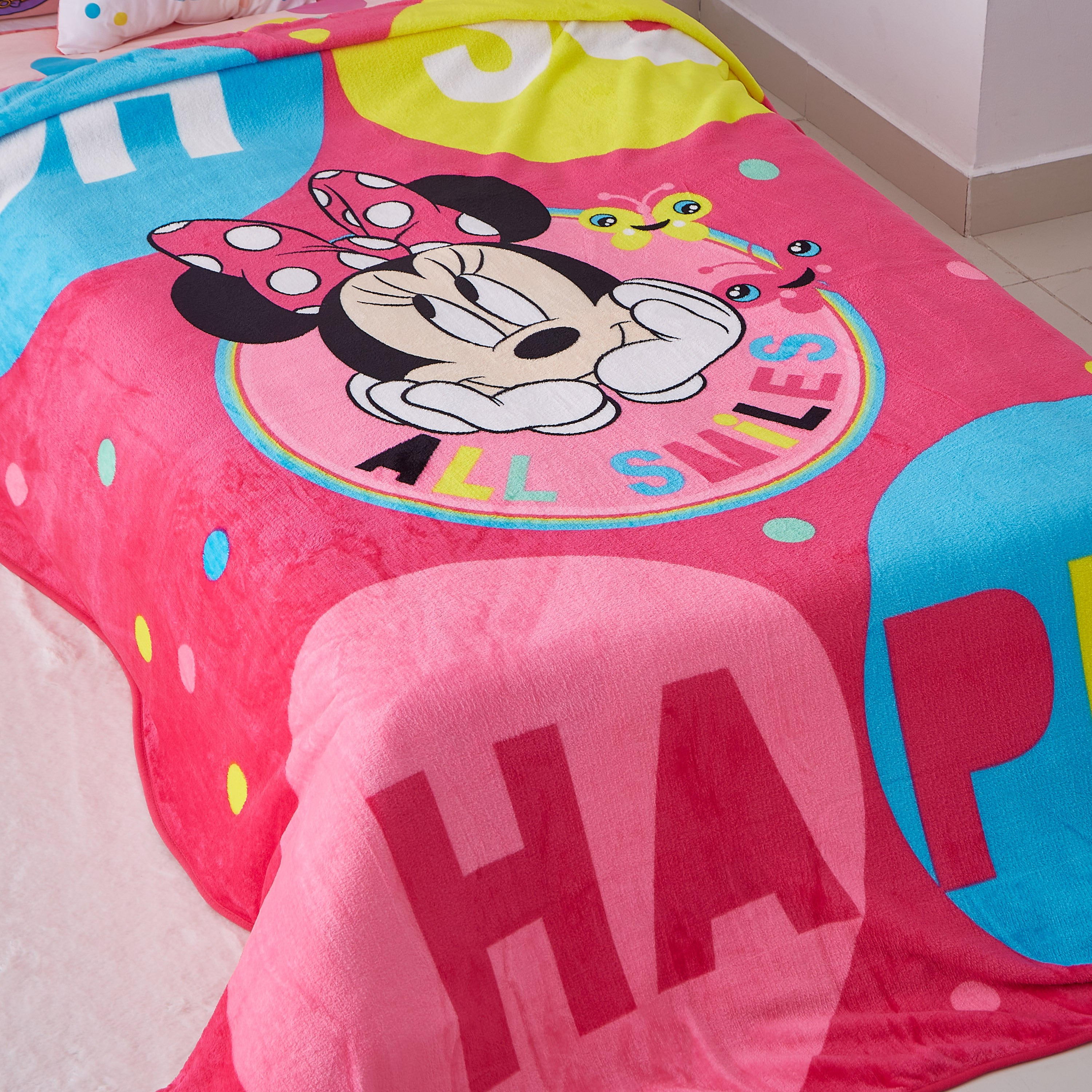 بطانية فلانيل ميني ماوس - 160x220 سم-hbxhomeware-hbxkidsandyouth-image-2