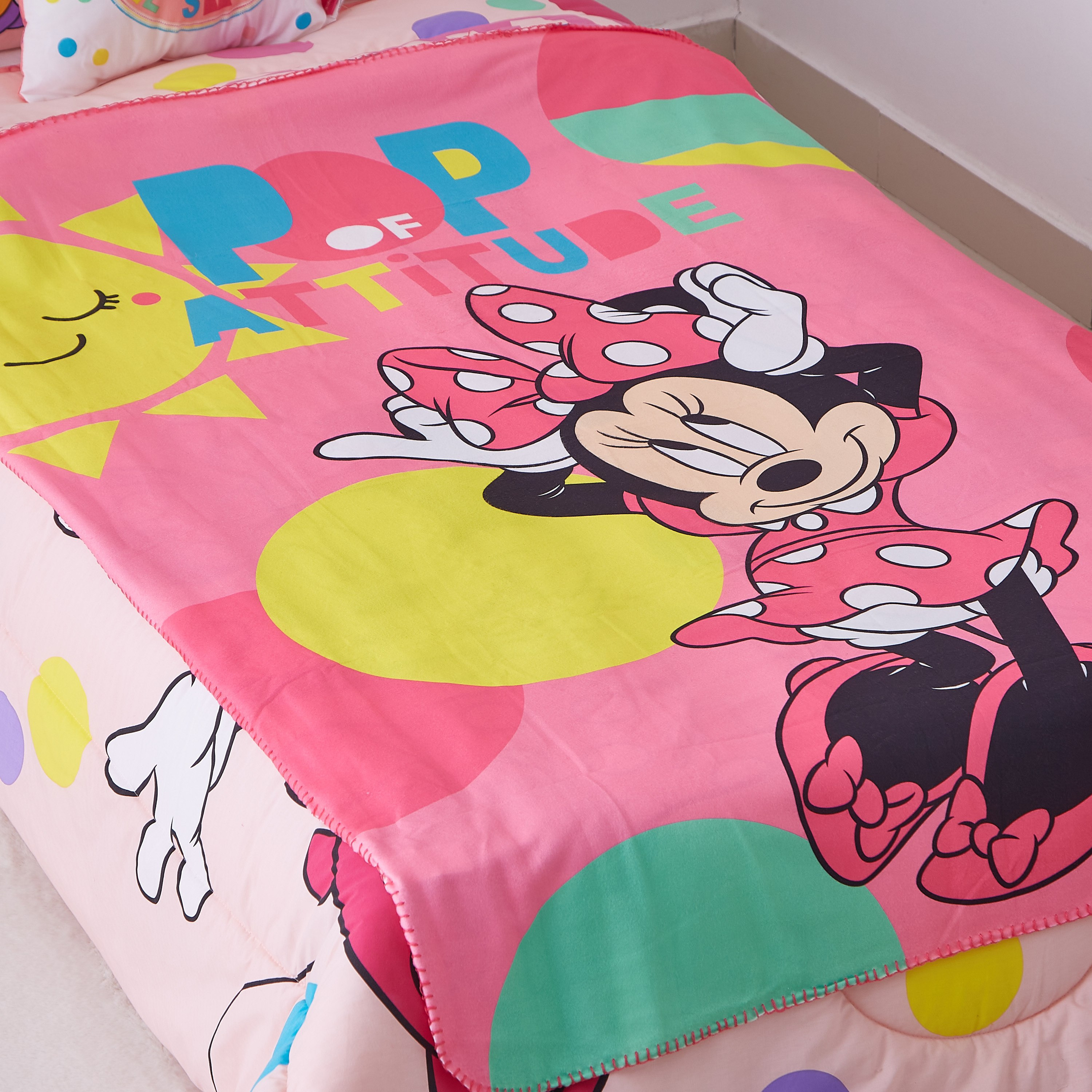Minnie Mouse Polar Fleece Blanket - 100x150 cm-hbxhomeware-hbxkidsandyouth-image-2