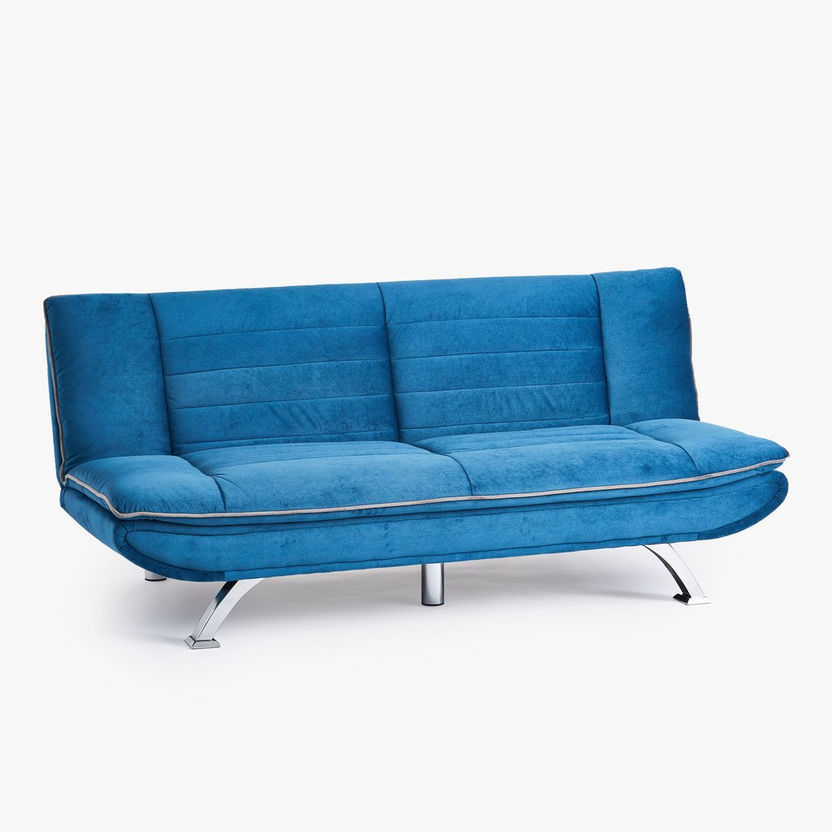 Joyfull 3-Seater Armless Fabric Sofa Bed-Sofas-image-6