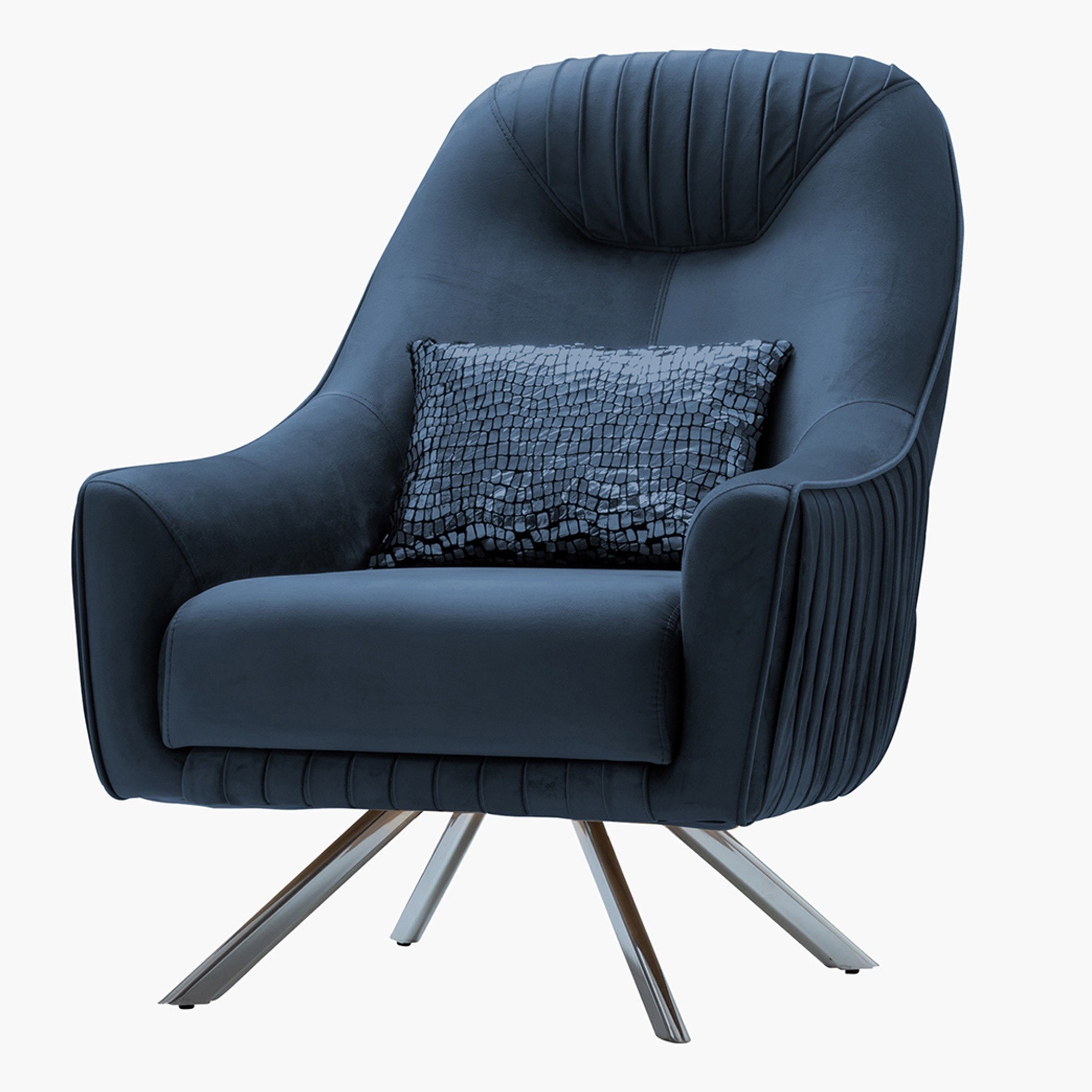 كنبة مخمليّة مقعد واحد مع وسادة من إيفيلن-hbxlivingroom-sofasandarmchairs-sofas-image-2