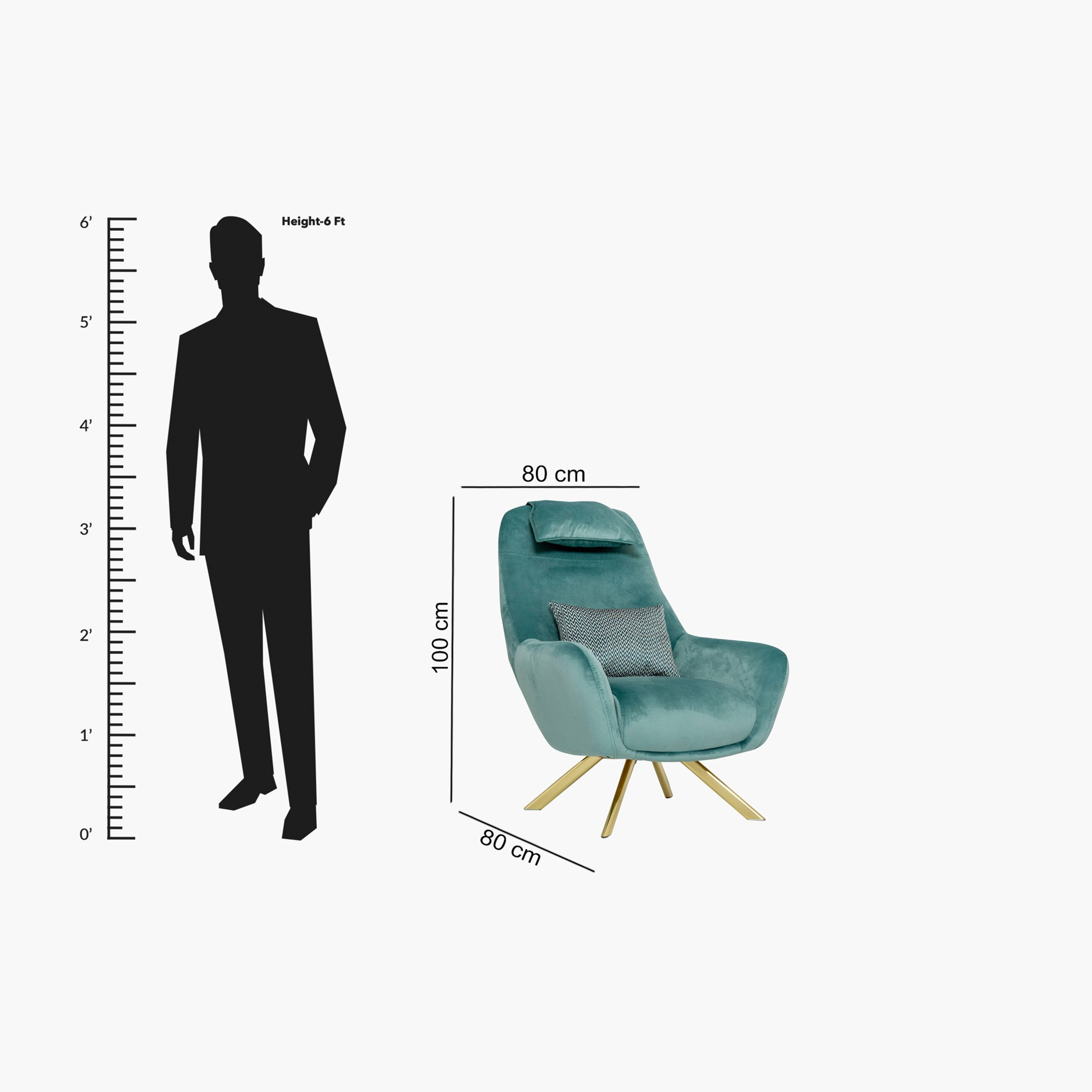 كنبة مخمليّة مقعد واحد مع وسادة بطبعات من إيستير-hbxlivingroom-sofasandarmchairs-sofas-image-5