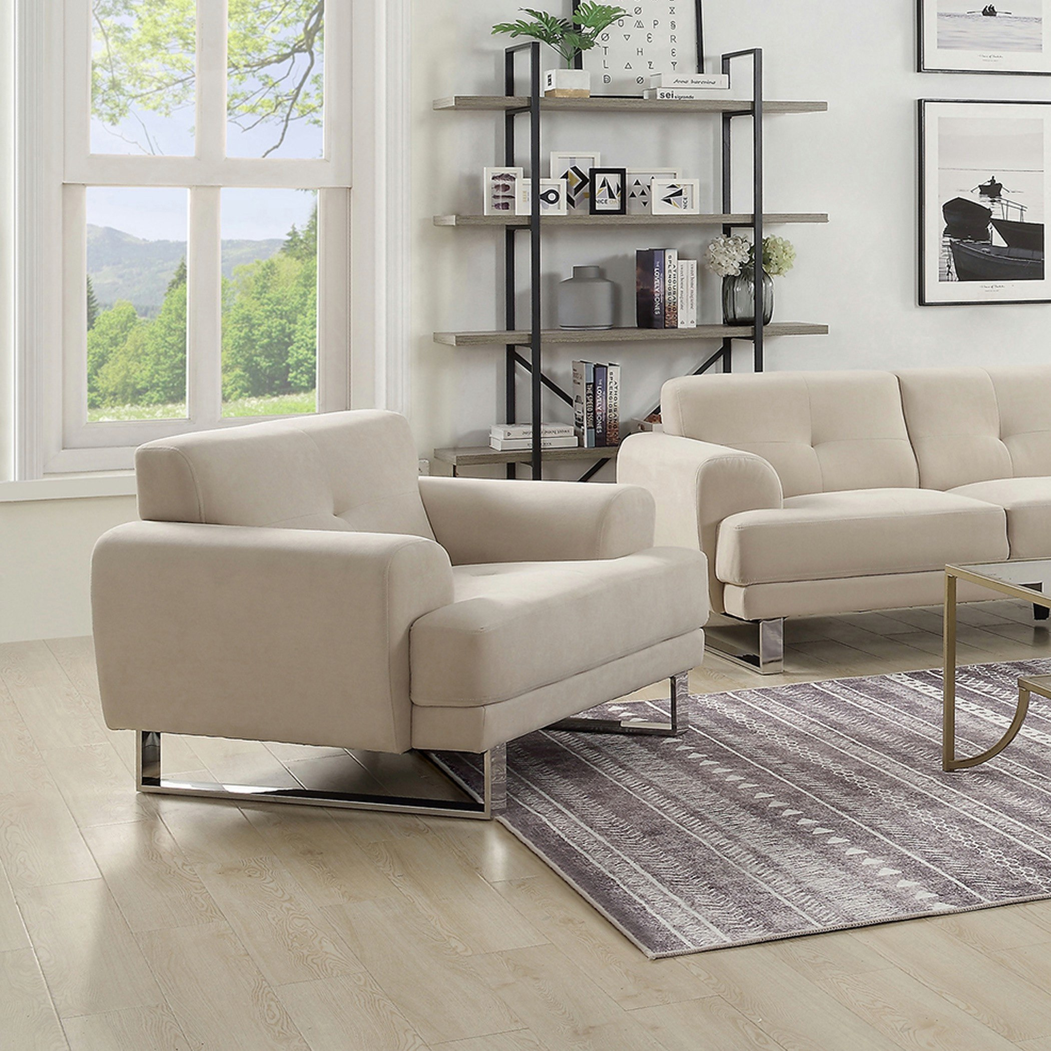 كنبة مخمليّة مقعد واحد من سبينسر-hbxlivingroom-sofasandarmchairs-sofas-image-1
