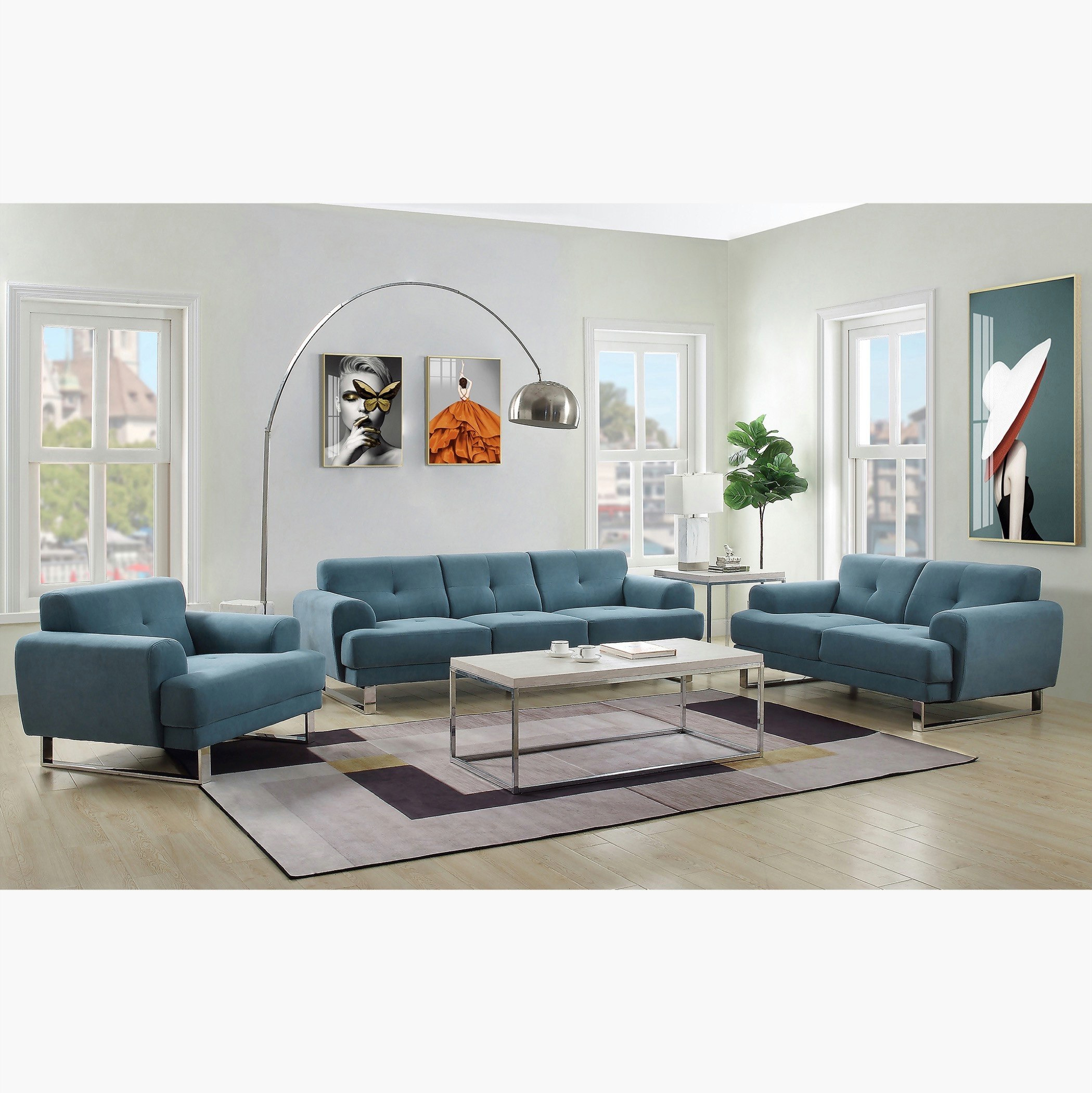 كنبة مخمليّة 3 مقاعد من سبينسر-hbxlivingroom-sofasandarmchairs-sofas-image-5