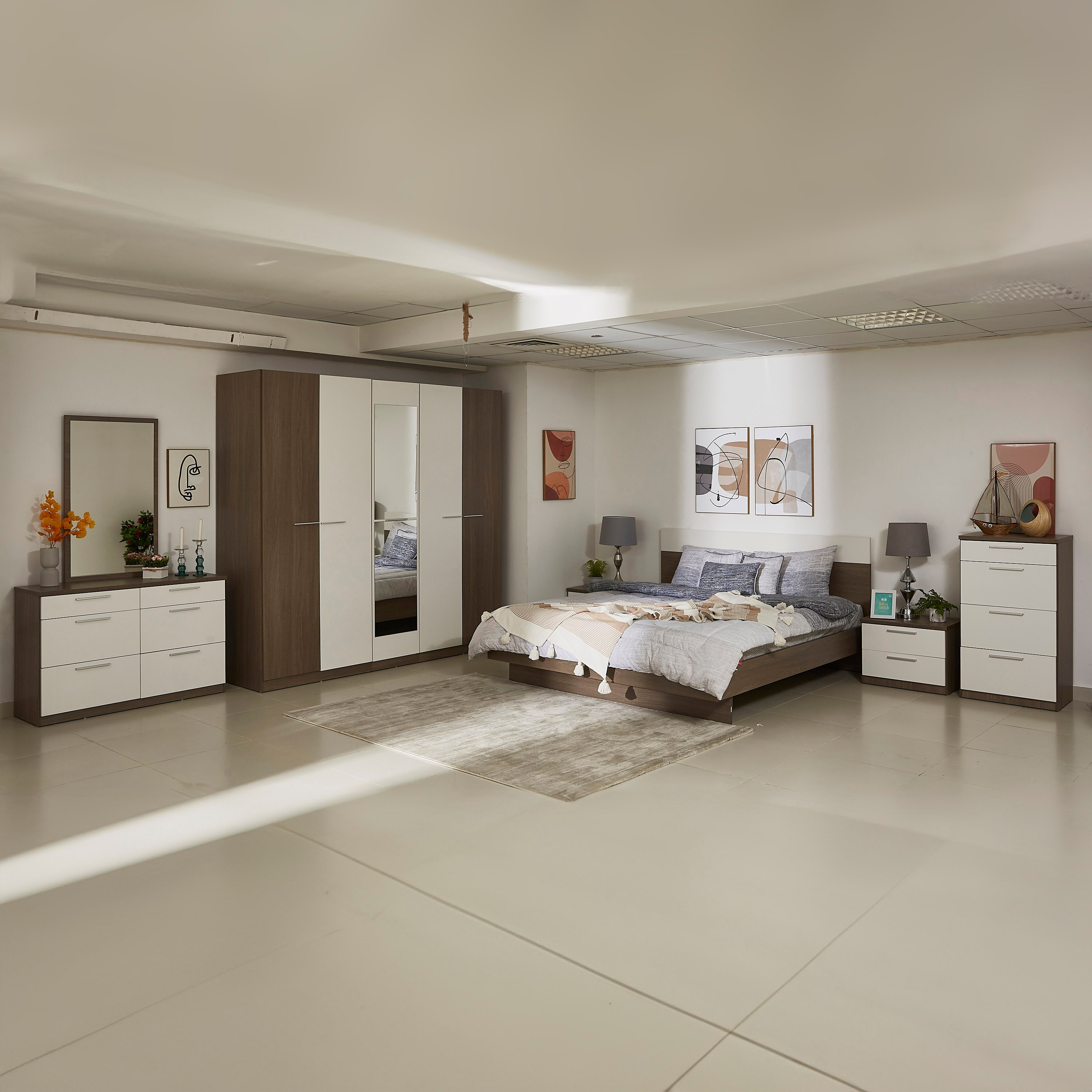 خزانة ملابس 5 أبواب من أيرلندا -hbxfurniture-wardrobes-image-6