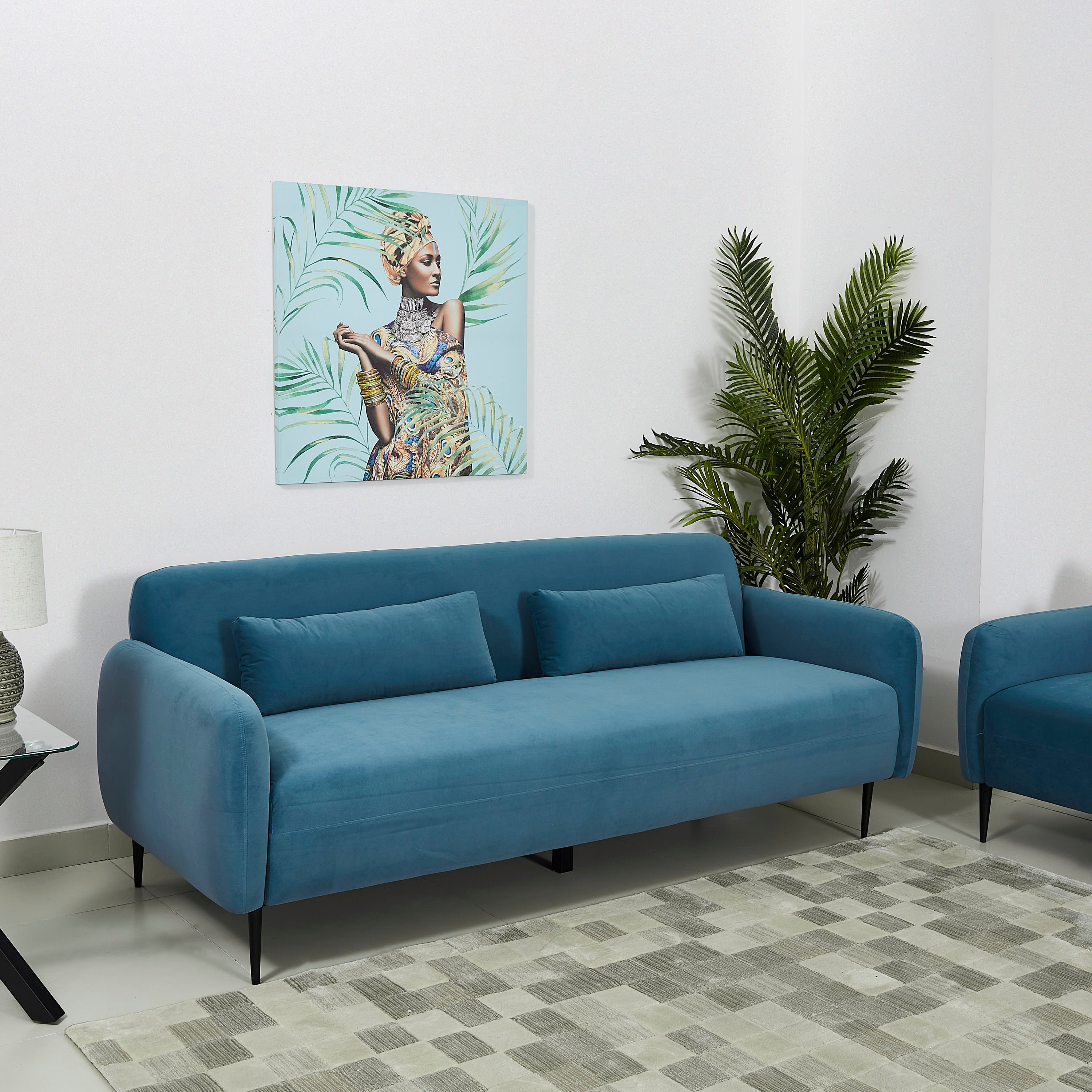 كنبة مخمليّة 3 مقاعد مع وسادتين من إلفا-hbxlivingroom-sofasandarmchairs-sofas-image-2