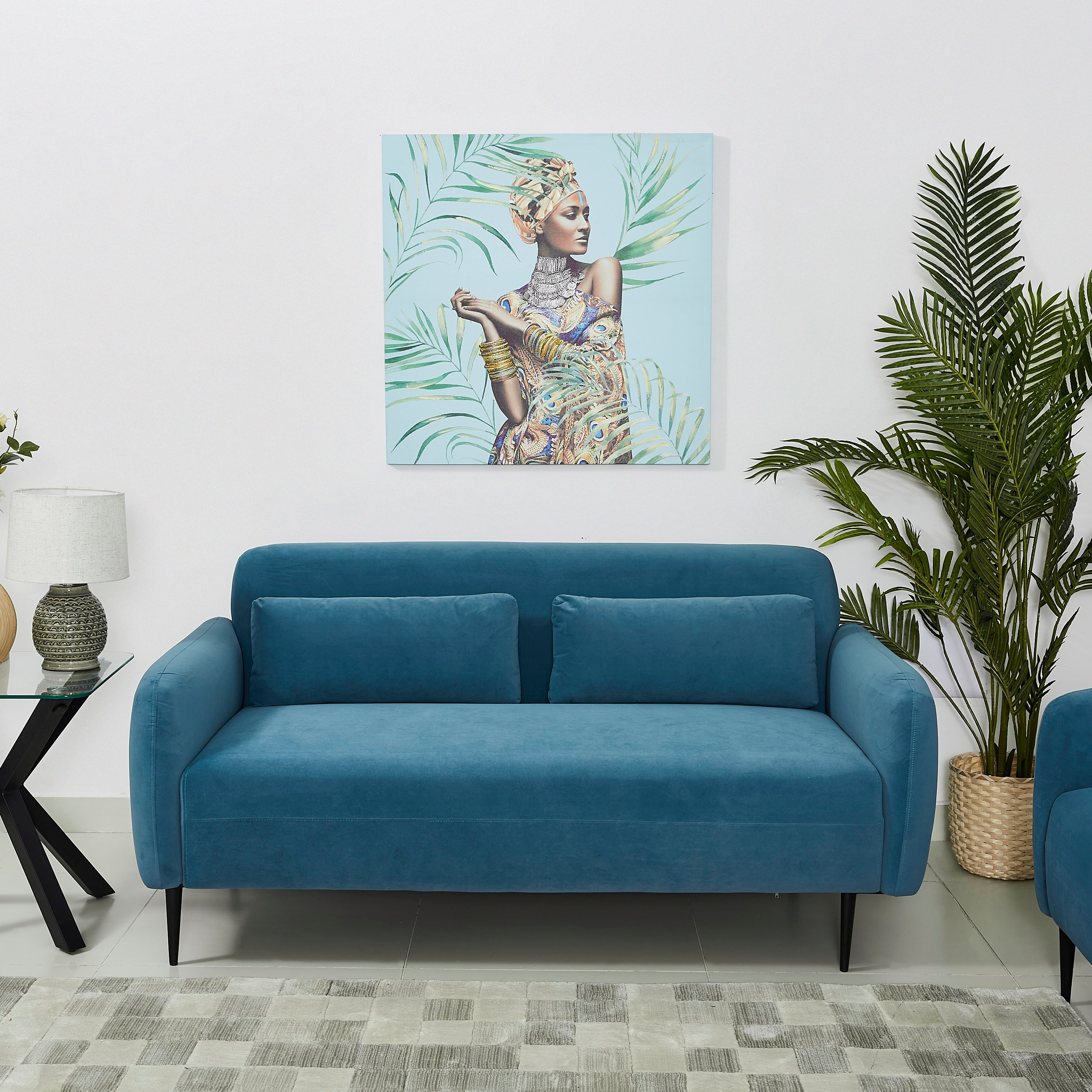 كنبة مخمليّة مقعدين مع وسادتين من إلفا-hbxlivingroom-sofasandarmchairs-sofas-image-2